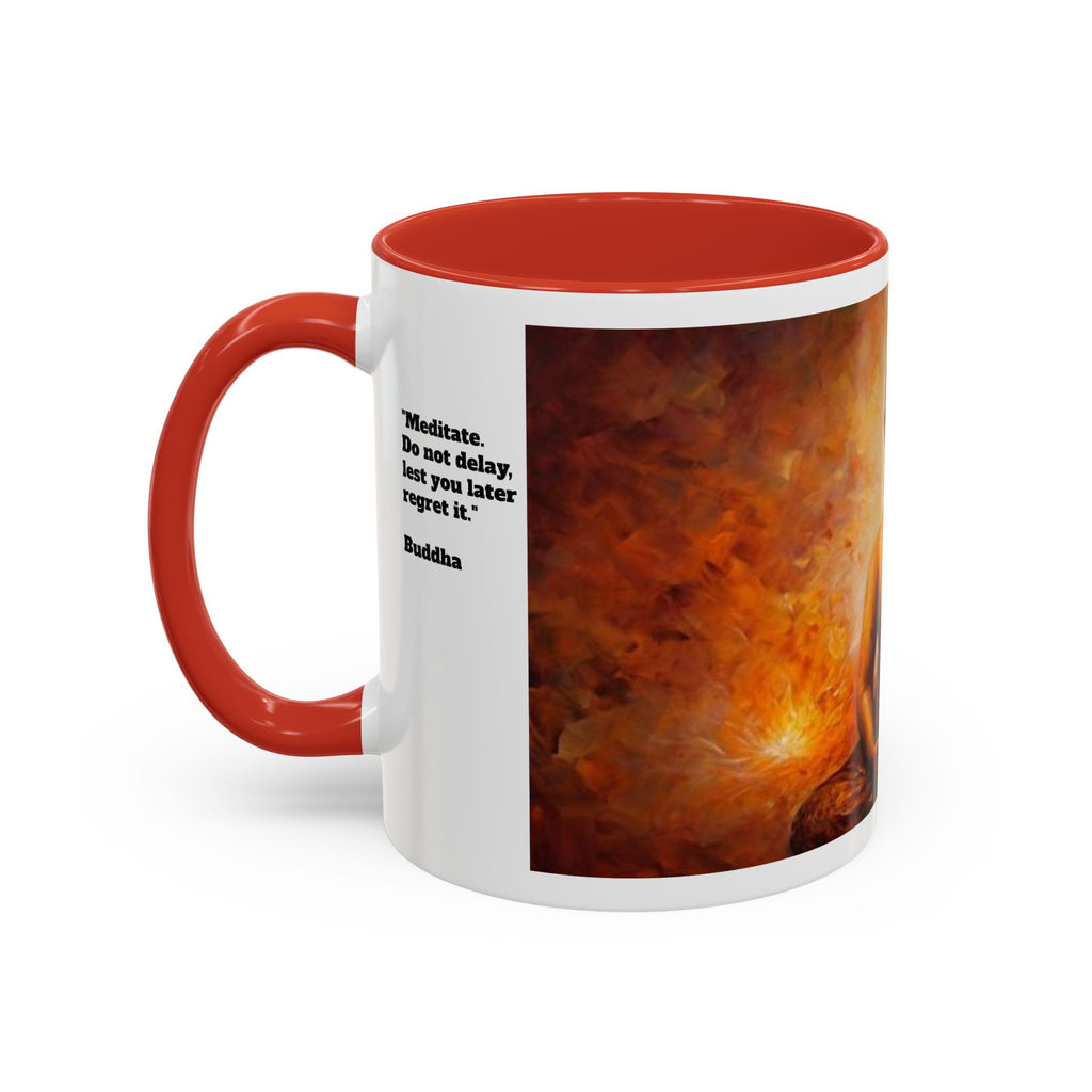 Meditative Buddha Coffee Mug | Zen Tea Cup for Yoga Lovers, Gift for