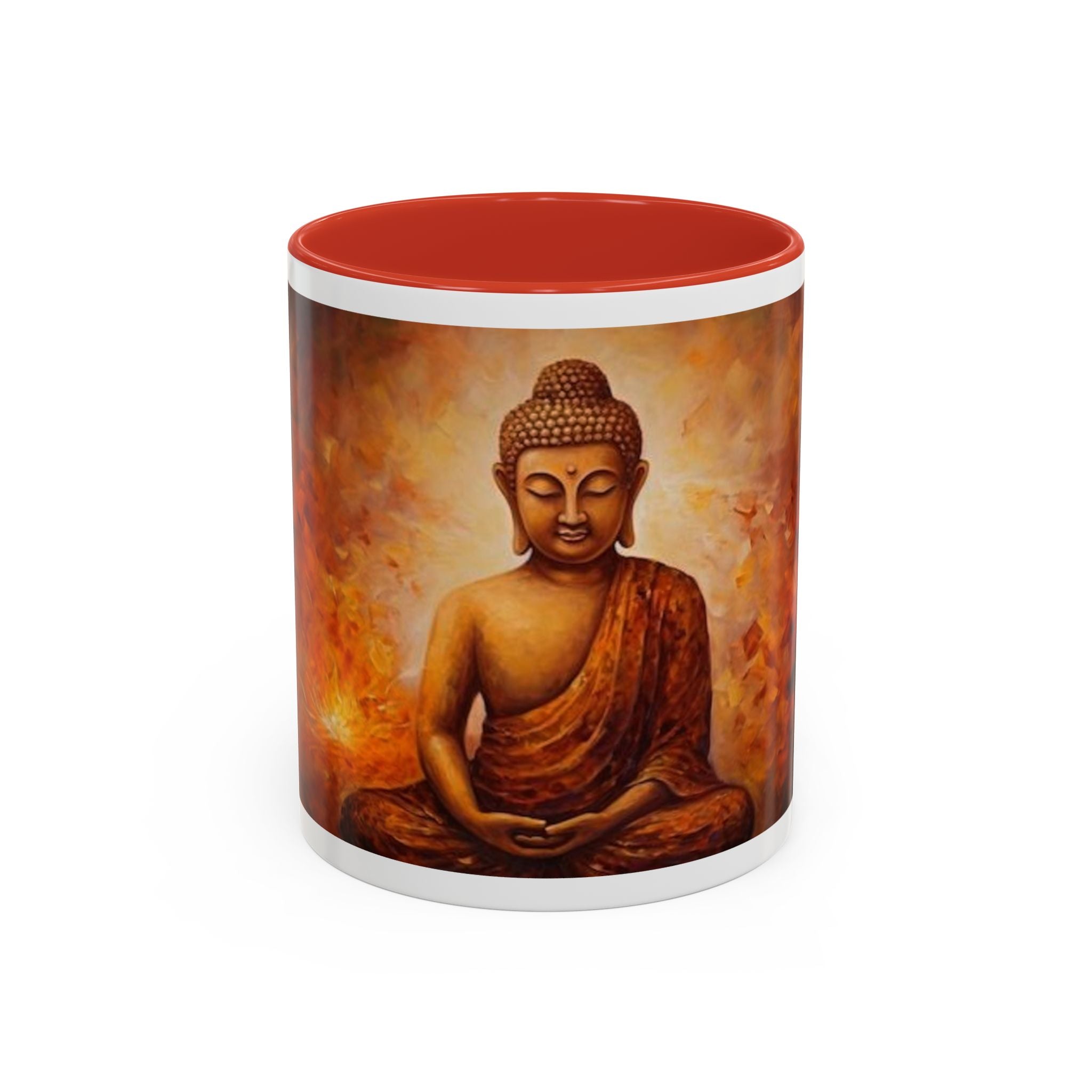 Meditative Buddha Coffee Mug | Zen Tea Cup for Yoga Lovers, Gift for