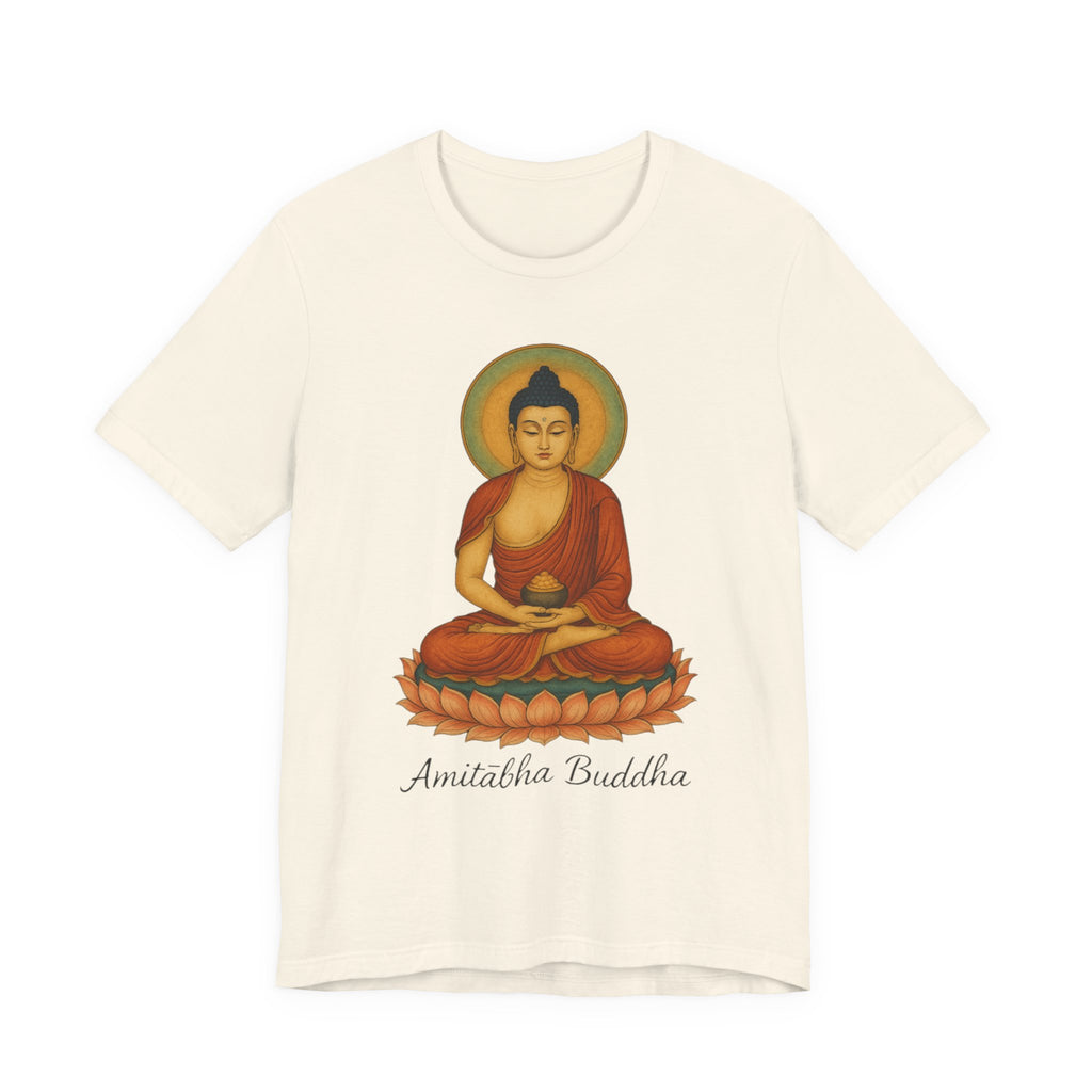 Amitabha Buddha Unisex Jersey Tee, Spiritual Shirt, Meditation, Buddhism, Yoga