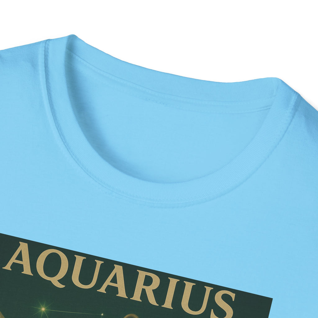 Aquarius Altruism Unisex Softstyle T-Shirt - Celestial Zodiac Tee