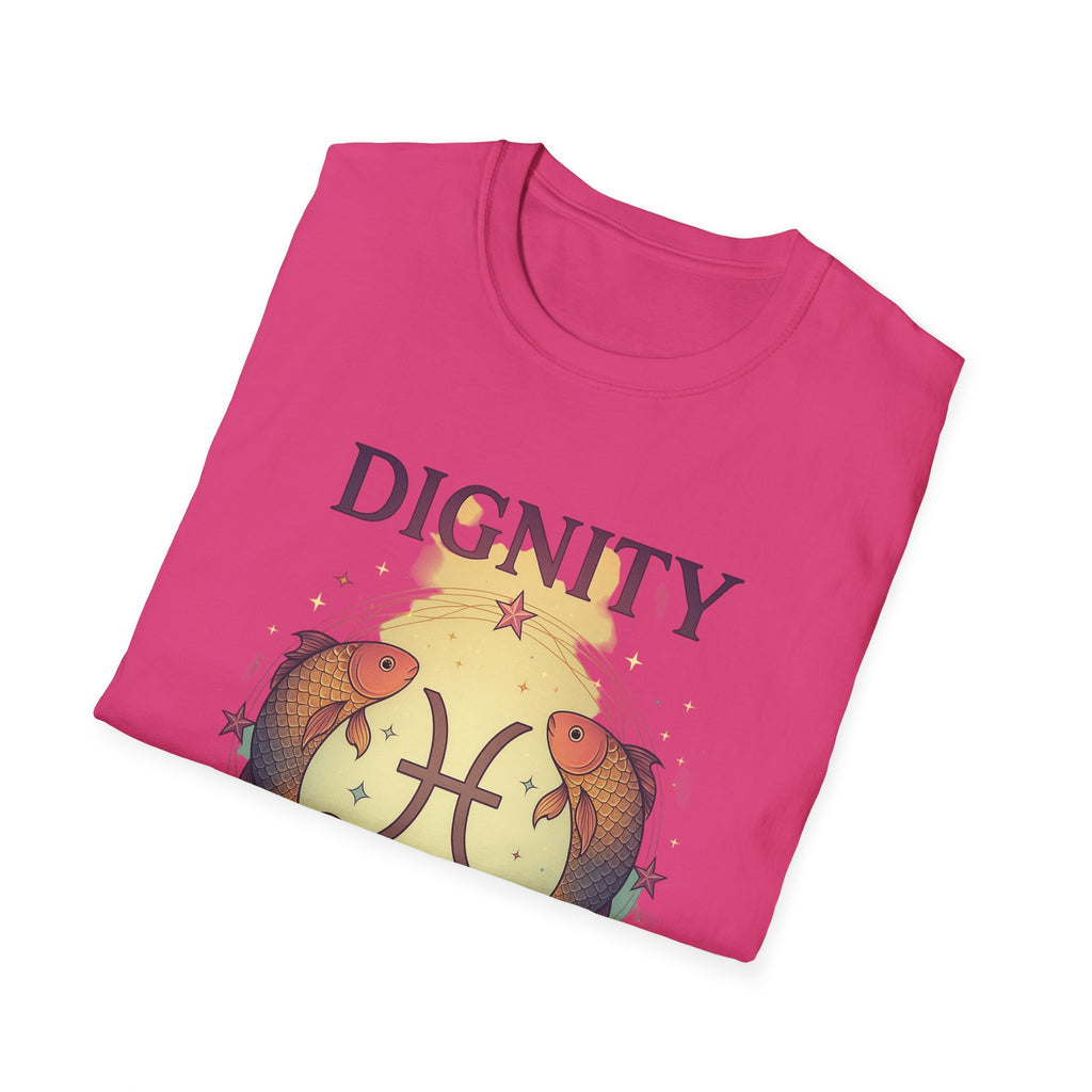 Pisces Astrology T-Shirt - Dignity & Stars Graphic | Zodiac