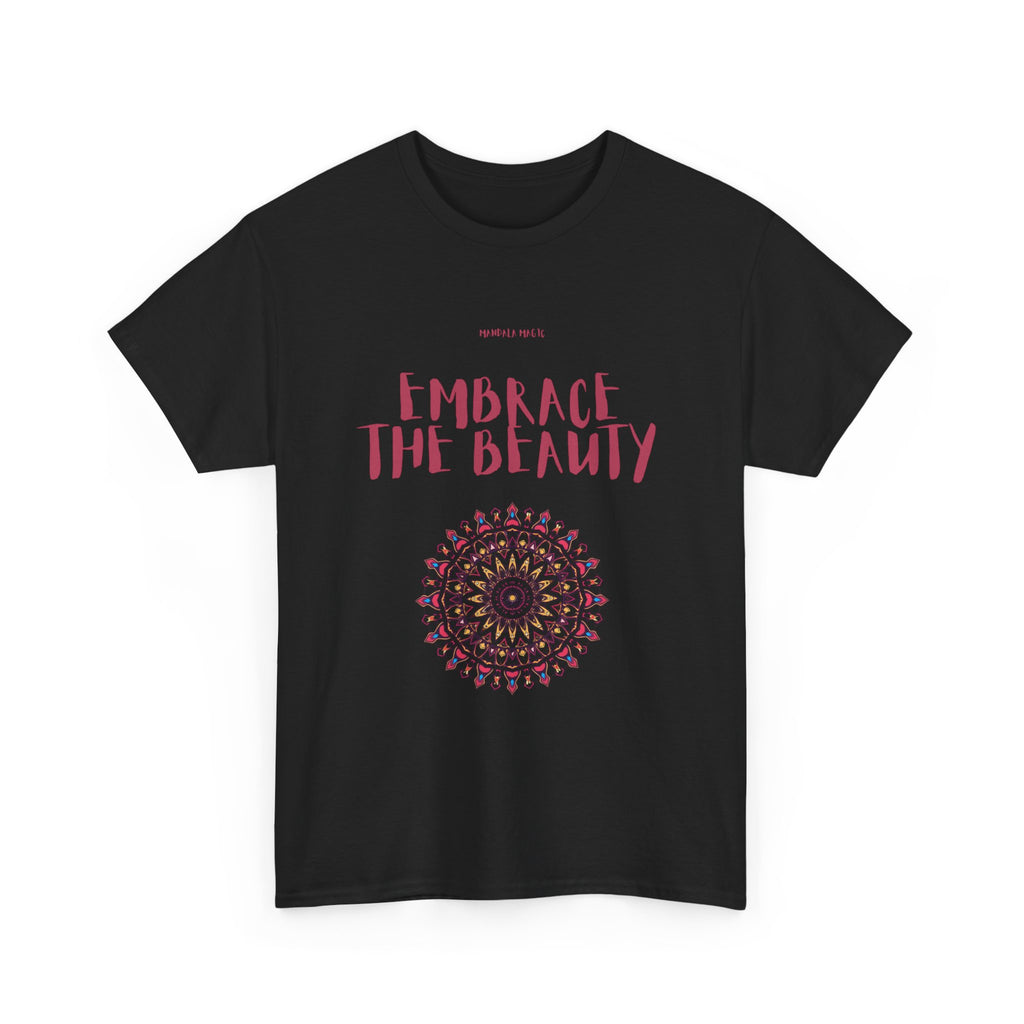 Embrace The Beauty mandala Tee | Floral Boho inspirational shirt