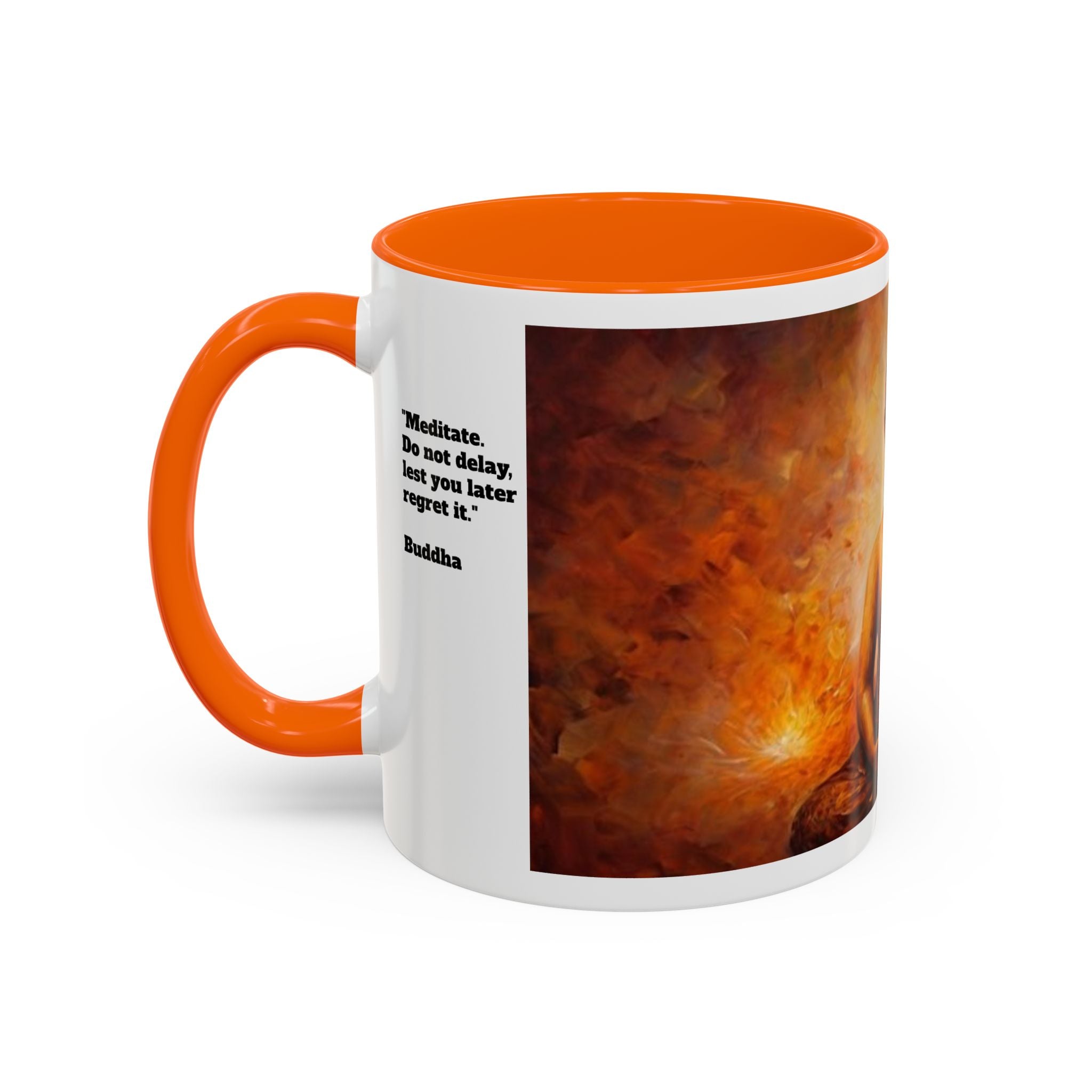 Meditative Buddha Coffee Mug | Zen Tea Cup for Yoga Lovers, Gift for