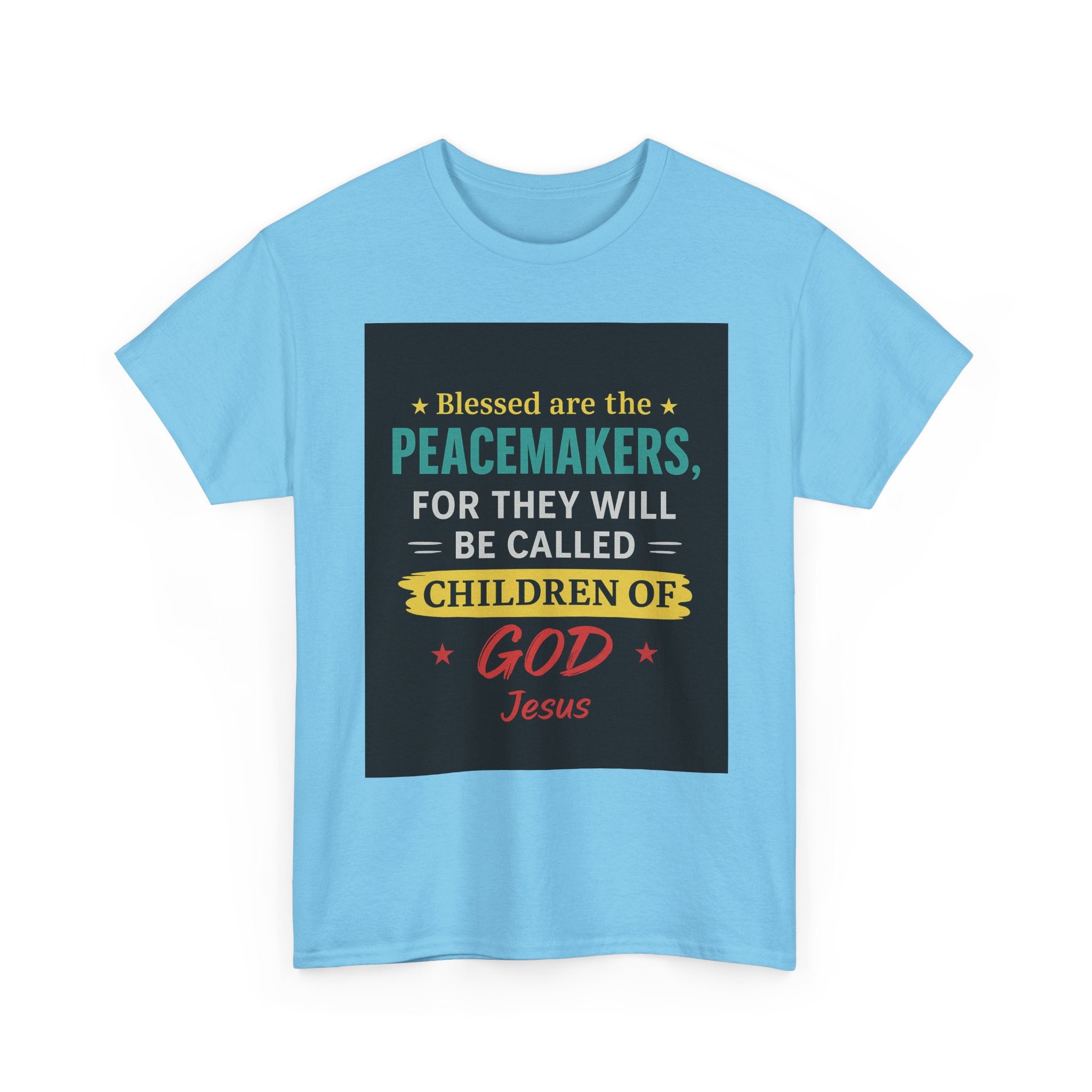 Christian Peacemaker Tee, Blessed are the Peacemakers Shirt, Faith-Based