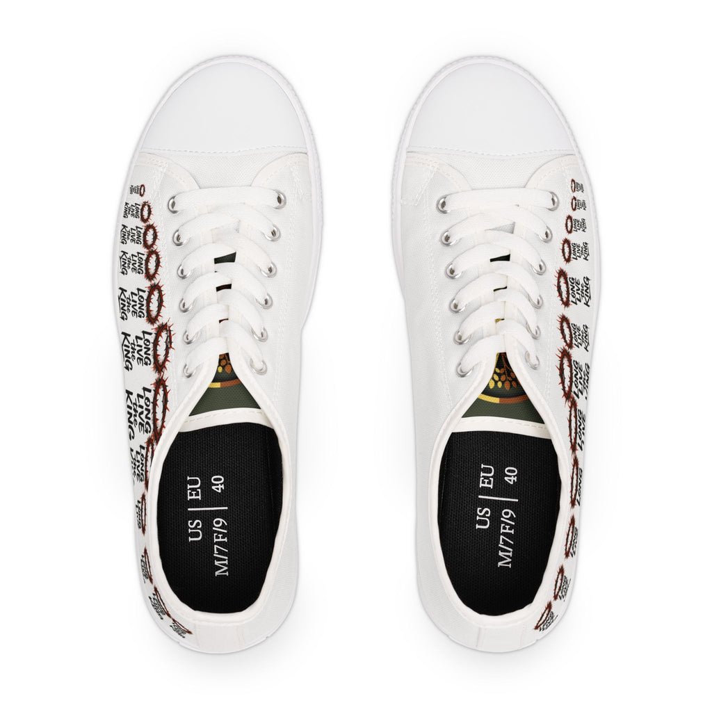 Women's Sneakers - Long Live the King (Jesus Christ)