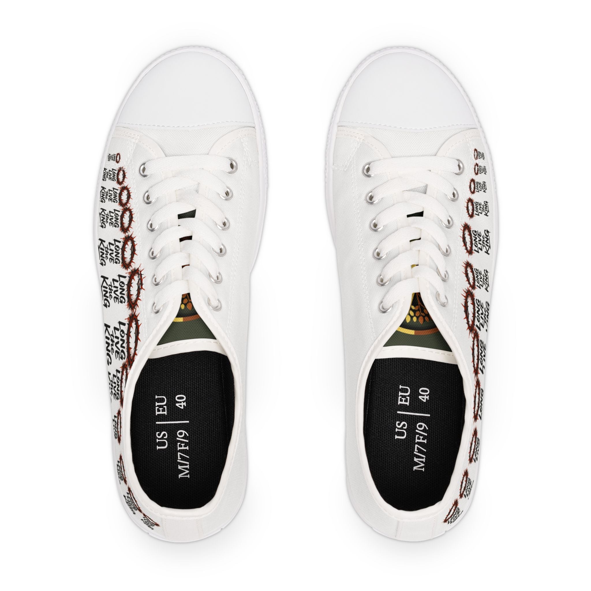 Women's Sneakers - Long Live the King (Jesus Christ)