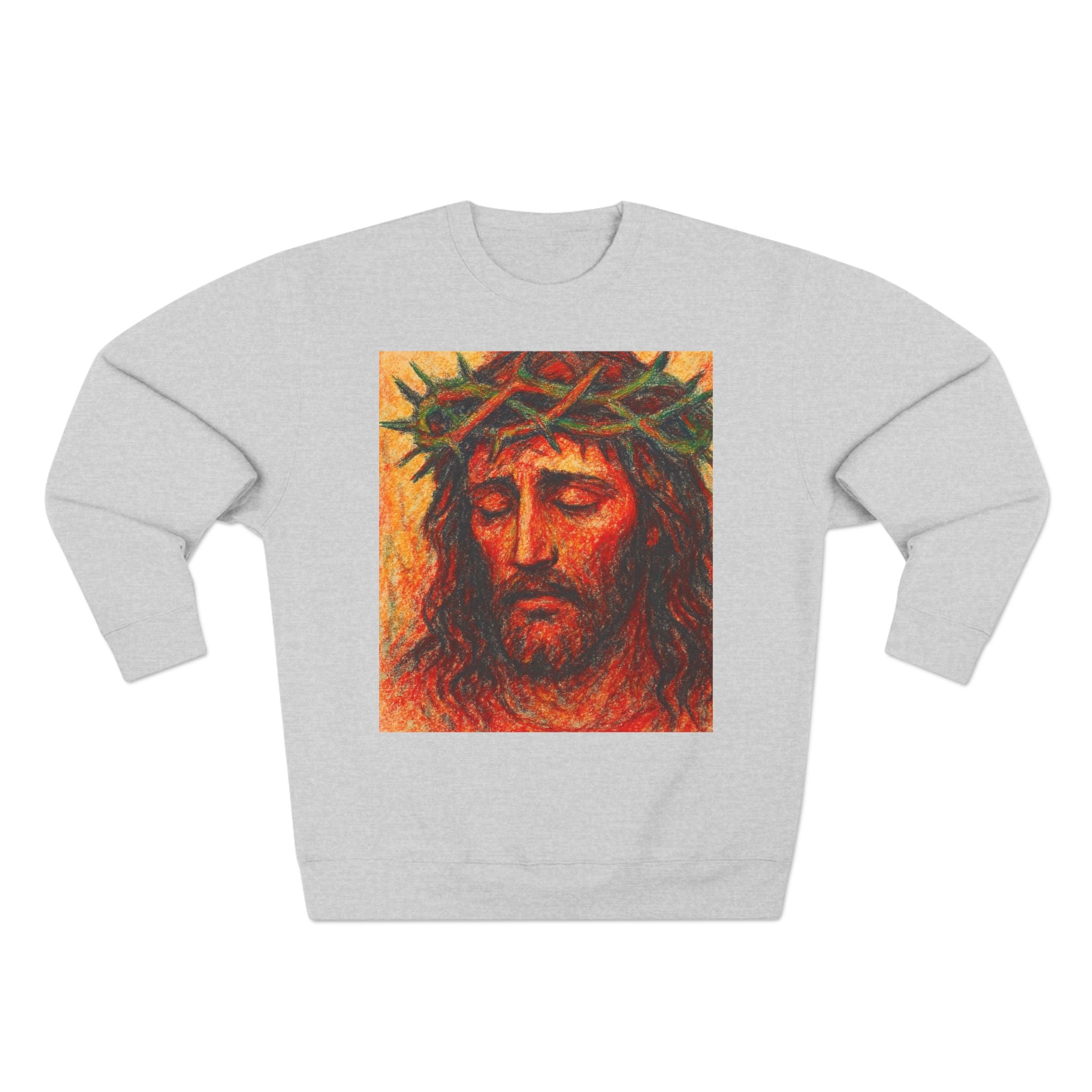 Jesus Christ Unisex Crewneck Sweatshirt, Christian Gift, Faith Apparel, The way