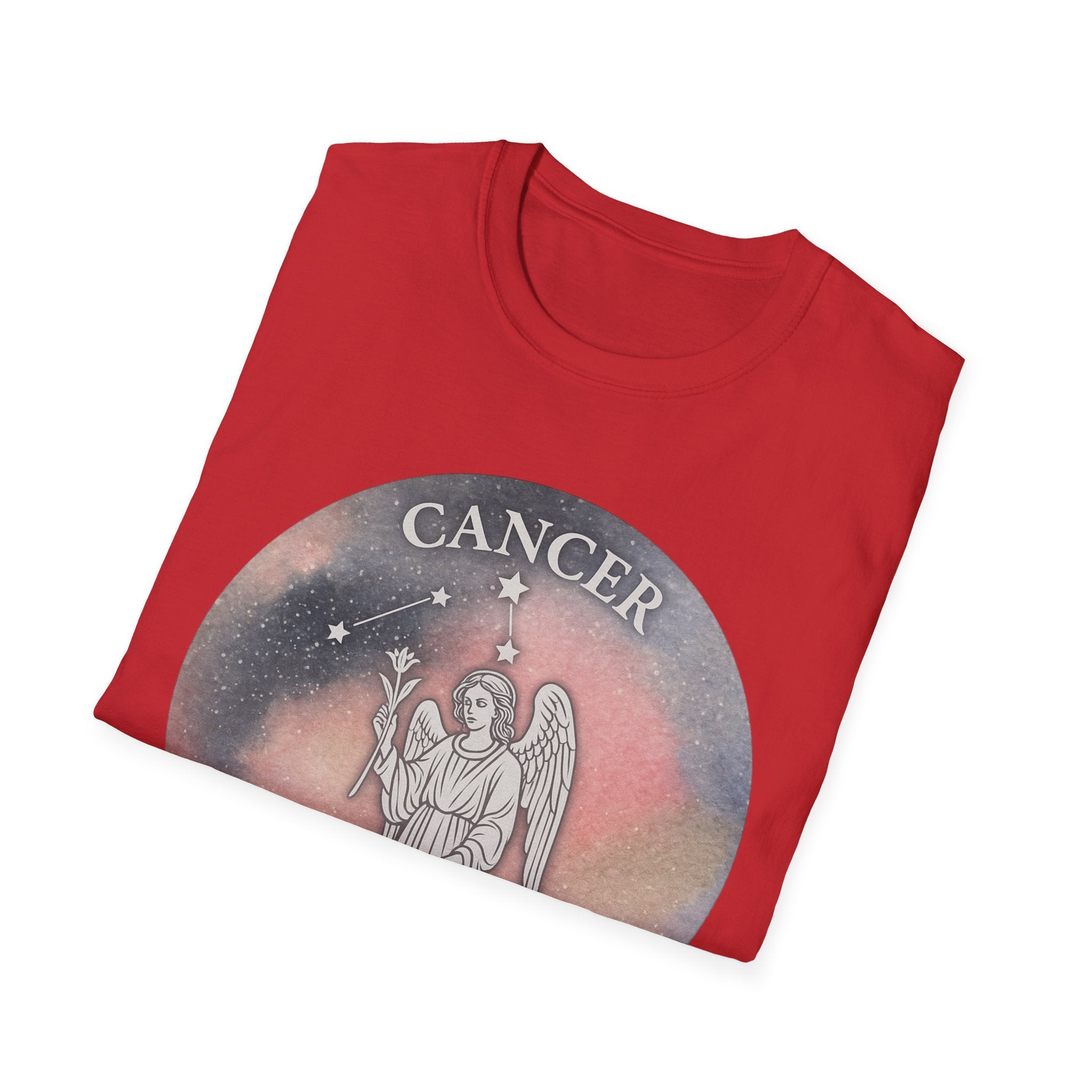 Cancer Zodiac Unisex Softstyle T-Shirt - Astrology Gift - June 22 to July 22