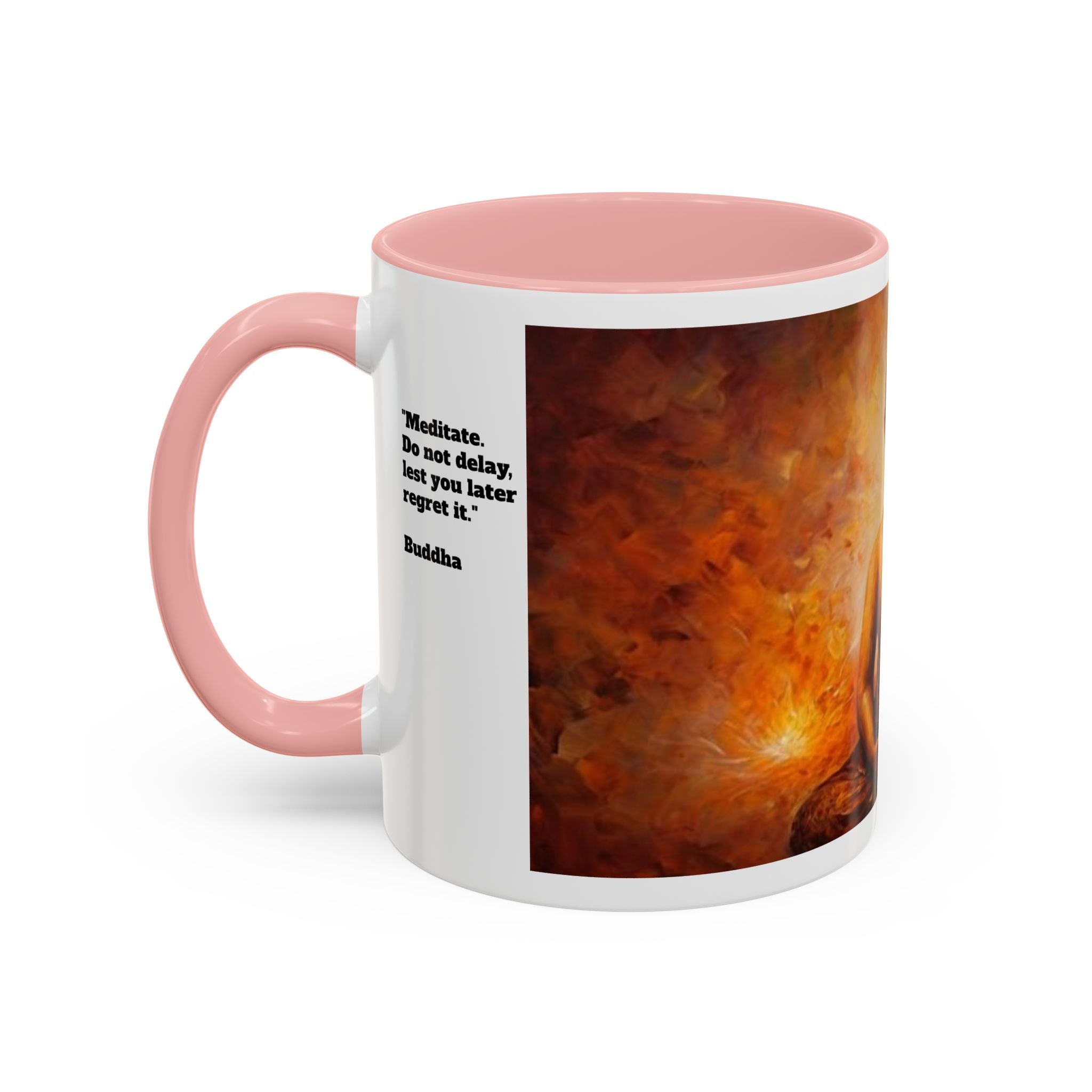 Meditative Buddha Coffee Mug | Zen Tea Cup for Yoga Lovers, Gift for