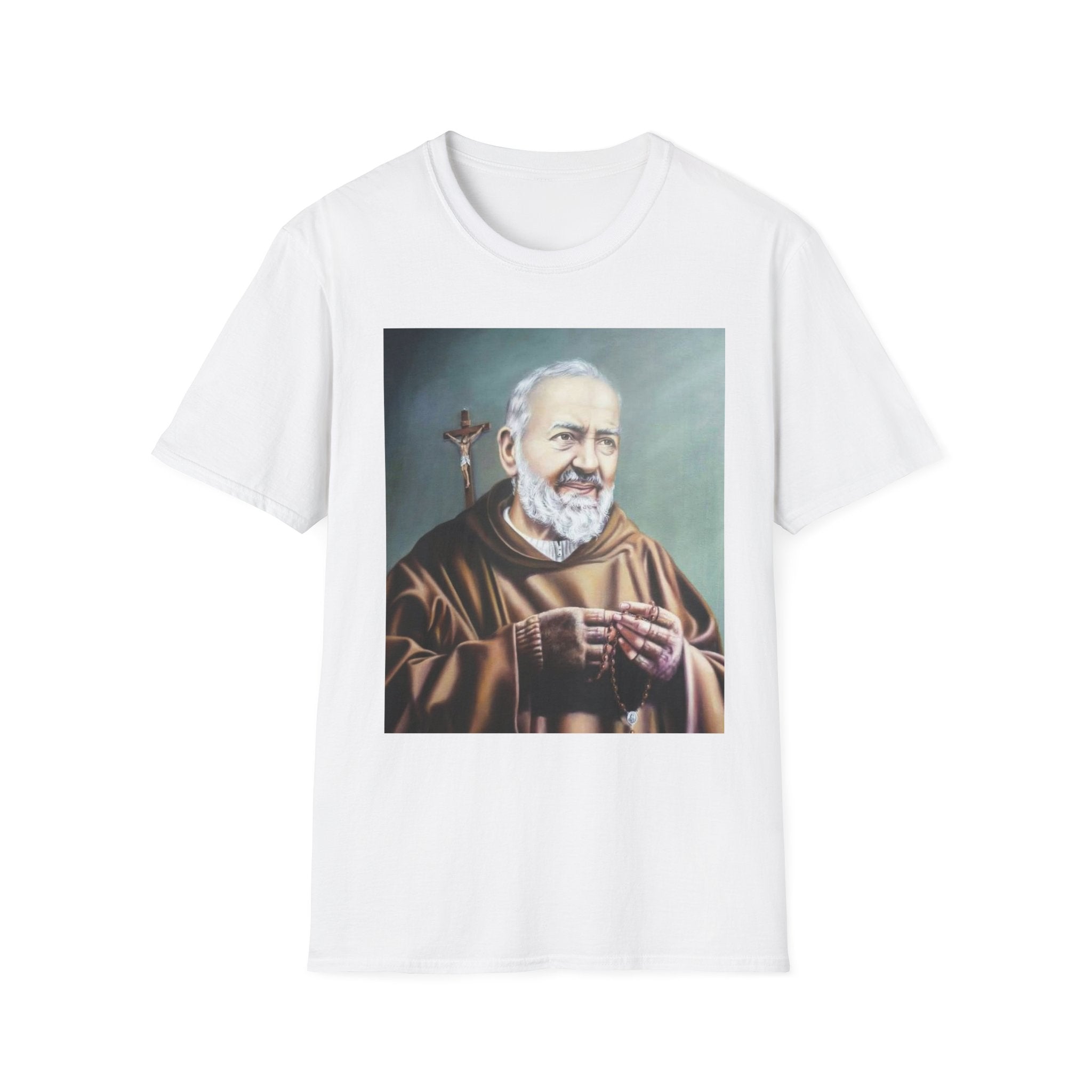 Saint Pio Inspirational T-Shirt, Christian, Catholic, Spiritual Wear, Padre Pio