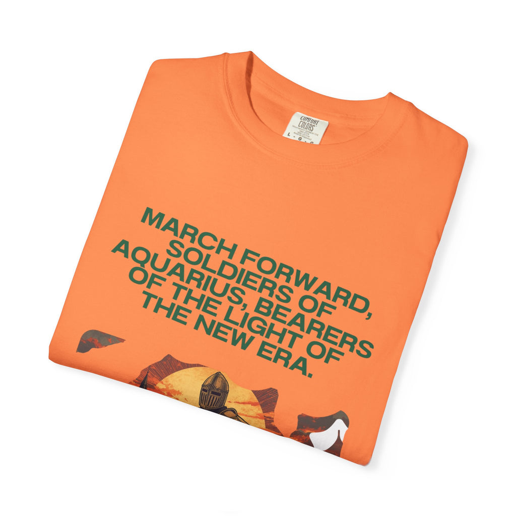 Aquarius Era T-Shirt — "March Forward, Soldiers of Aquarius"
