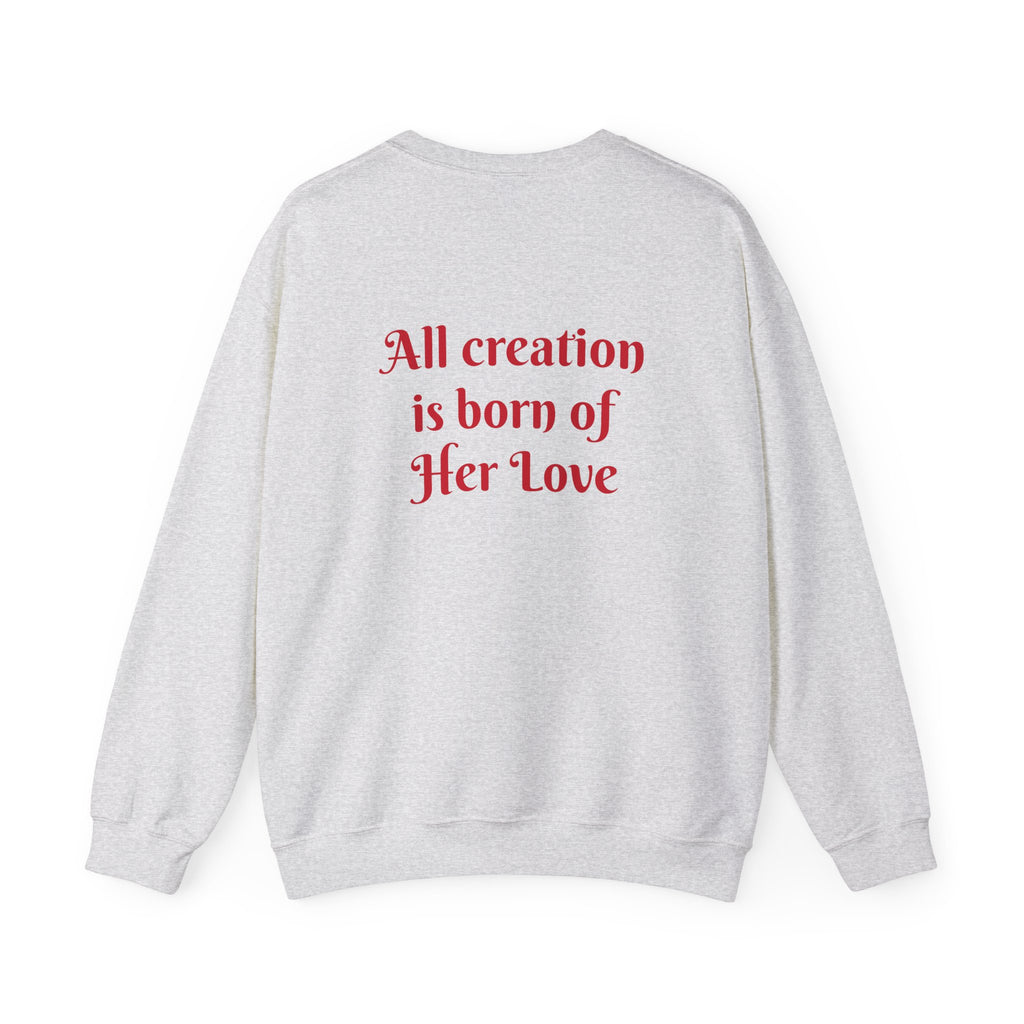 Divine Motherhood, Isis, Mary, Devaki - Unisex Heavy Blend™ Crewneck Sweatshirt