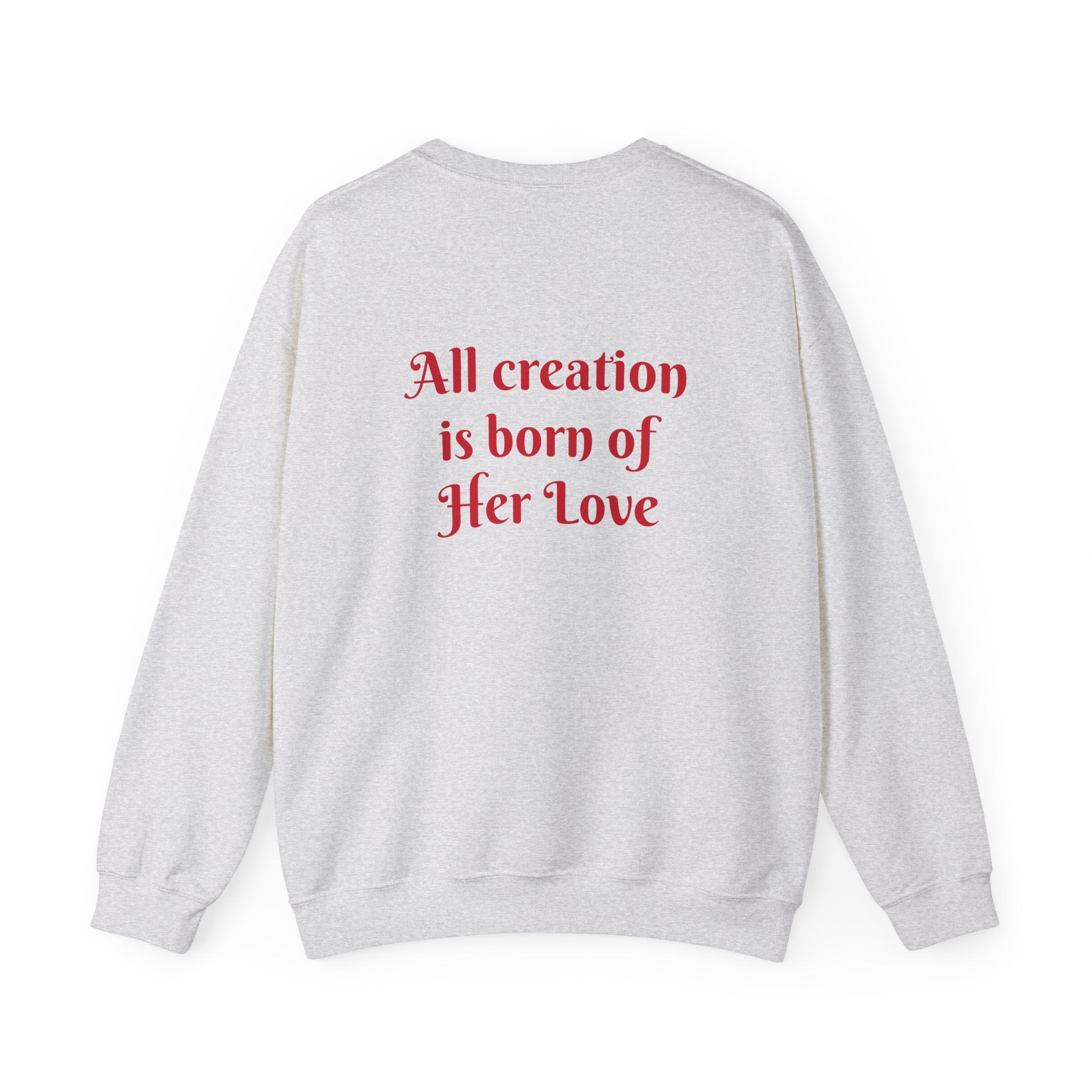 Divine Motherhood, Isis, Mary, Devaki - Unisex Heavy Blend™ Crewneck Sweatshirt