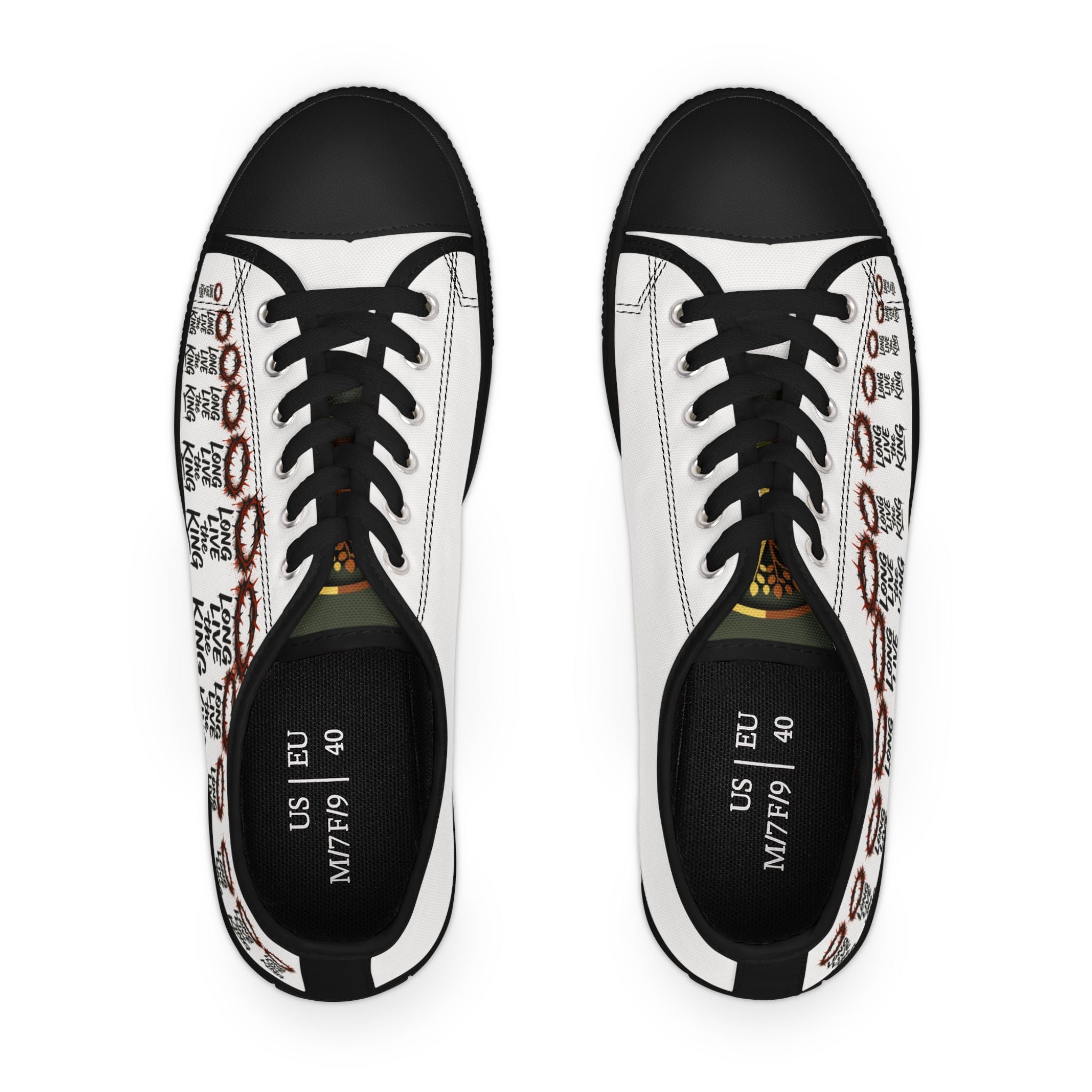 Women's Sneakers - Long Live the King (Jesus Christ)
