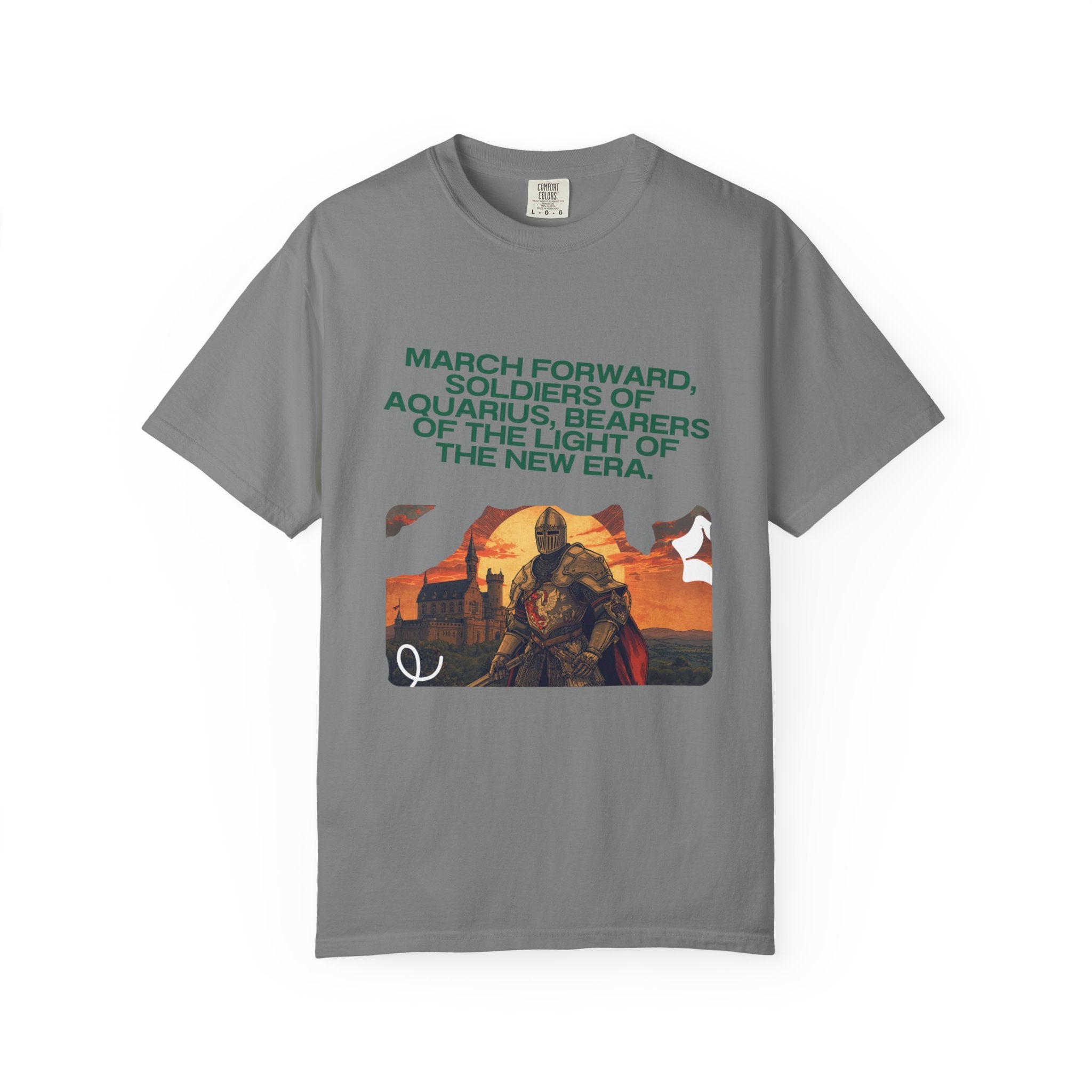 Aquarius Era T-Shirt — "March Forward, Soldiers of Aquarius"