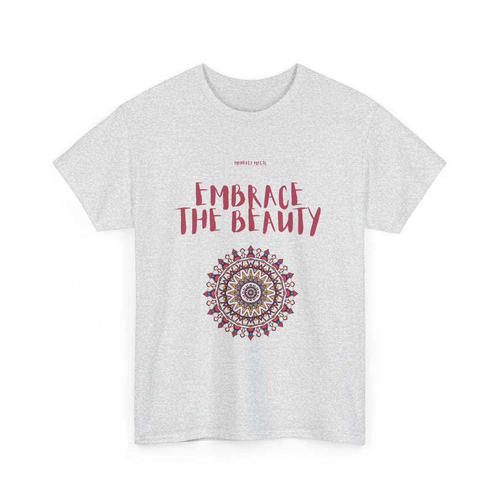 Embrace The Beauty mandala Tee | Floral Boho inspirational shirt