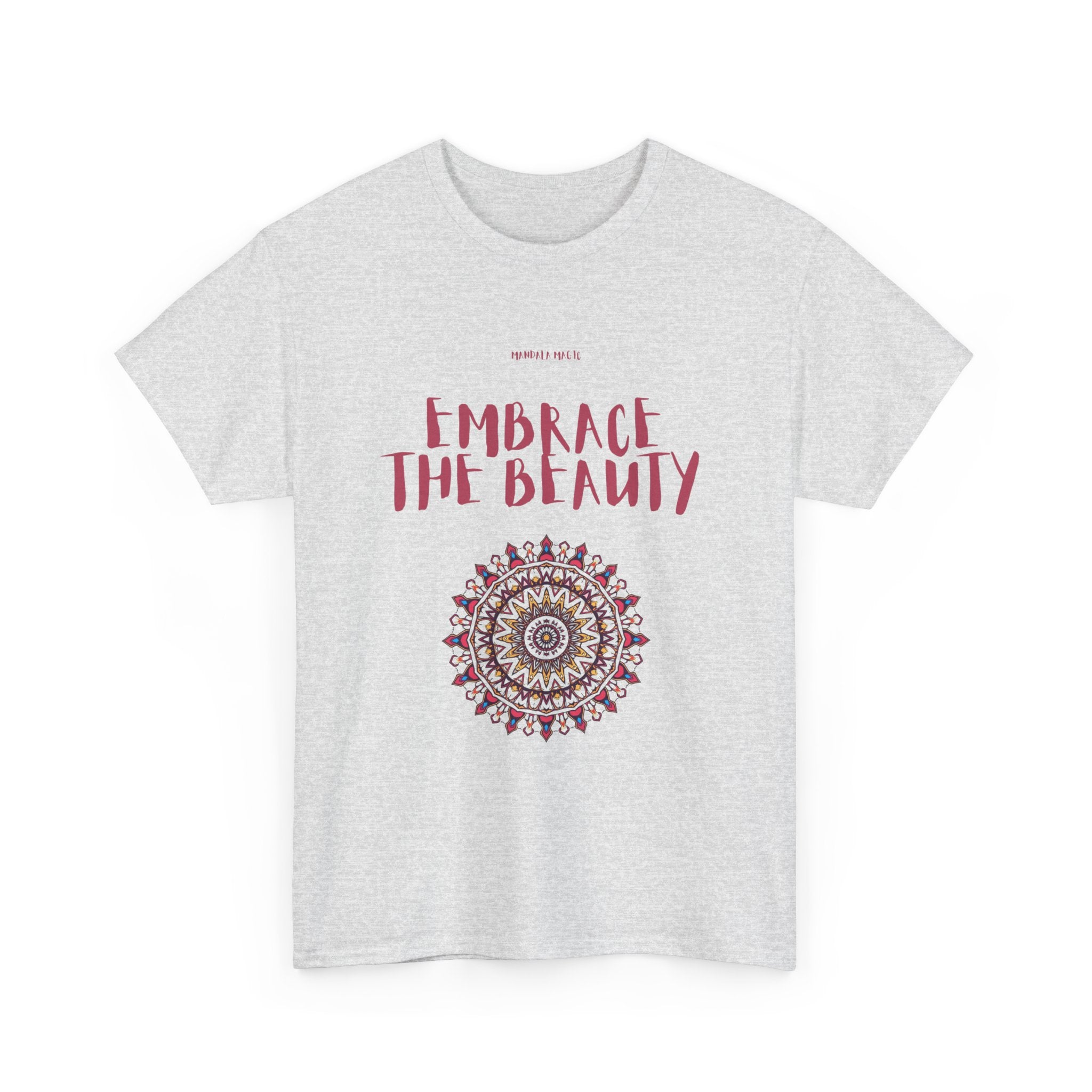 Embrace The Beauty mandala Tee | Floral Boho inspirational shirt