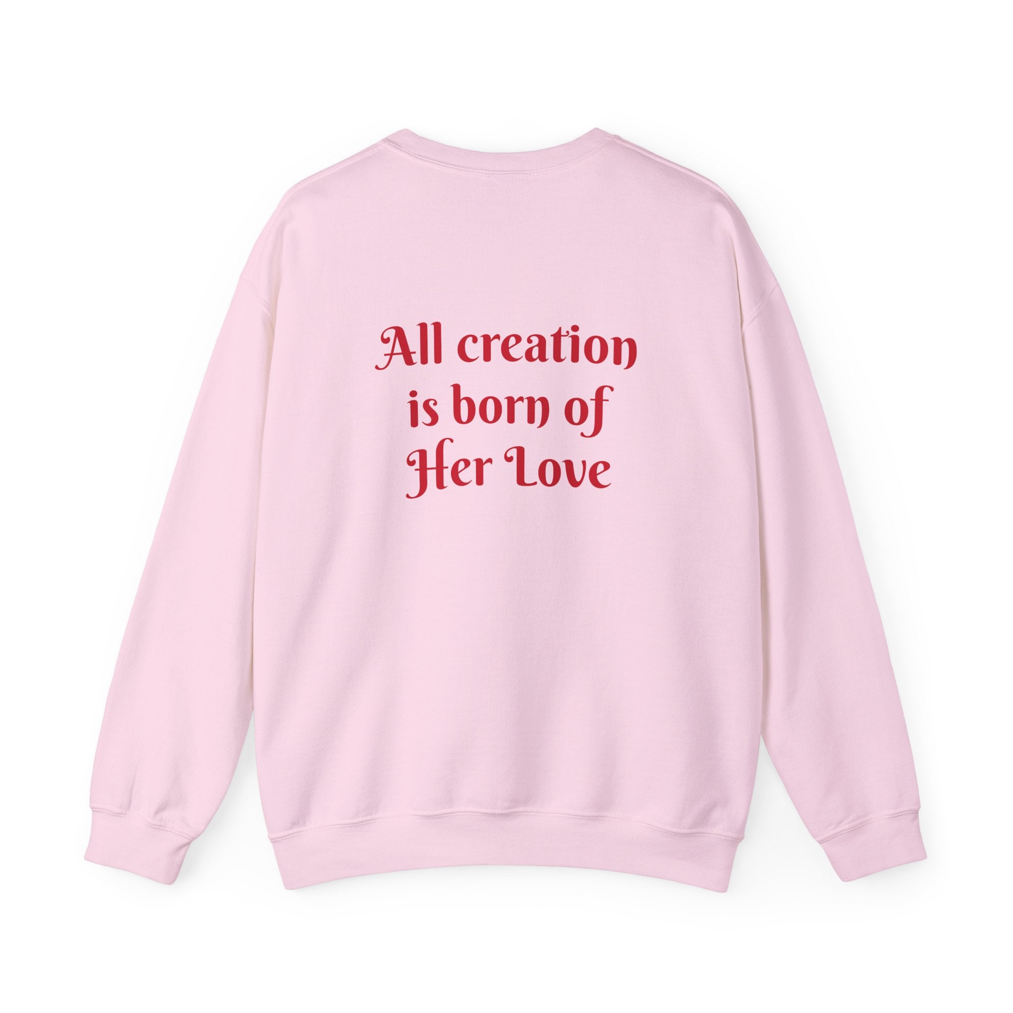 Divine Motherhood, Isis, Mary, Devaki - Unisex Heavy Blend™ Crewneck Sweatshirt