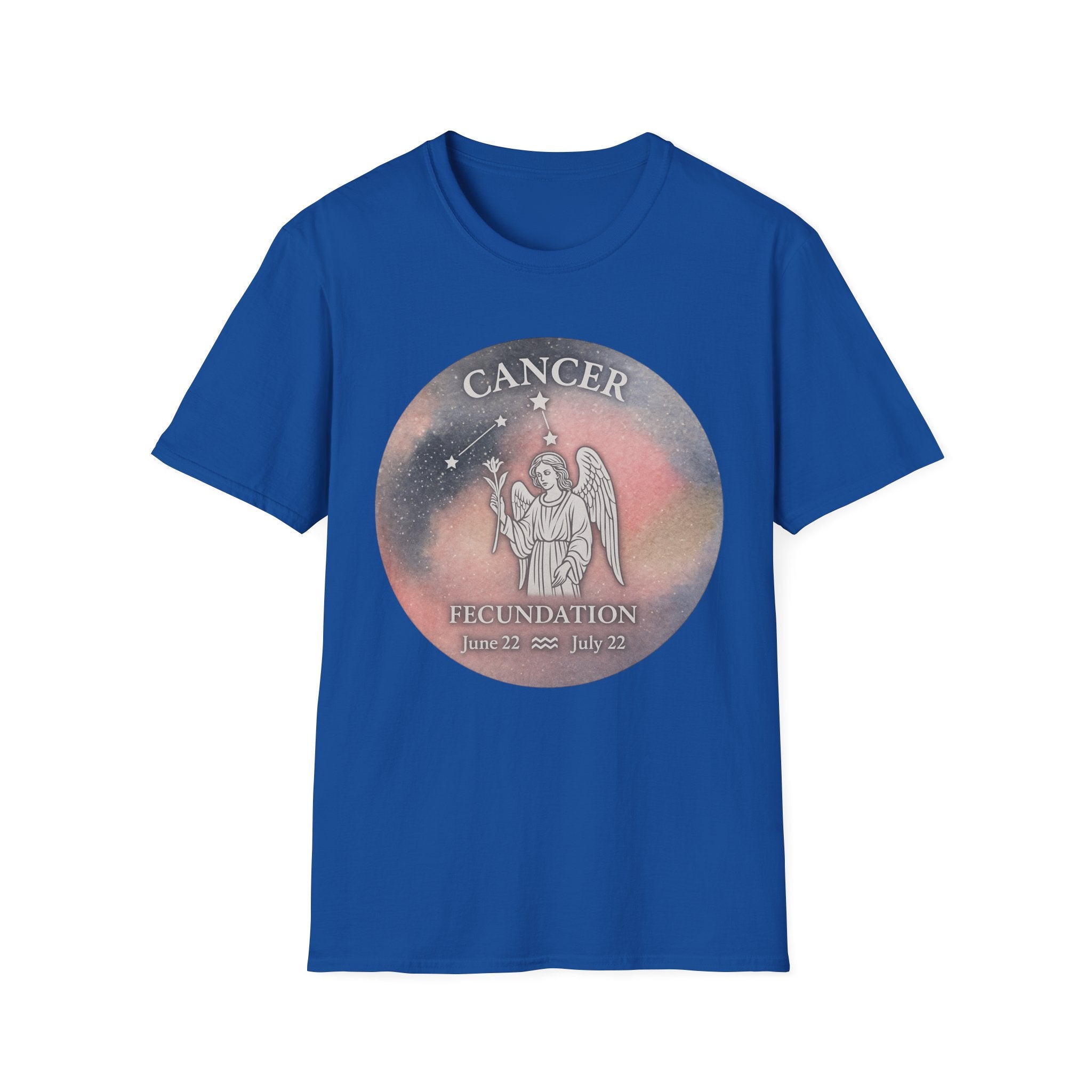 Cancer Zodiac Unisex Softstyle T-Shirt - Astrology Gift - June 22 to July 22