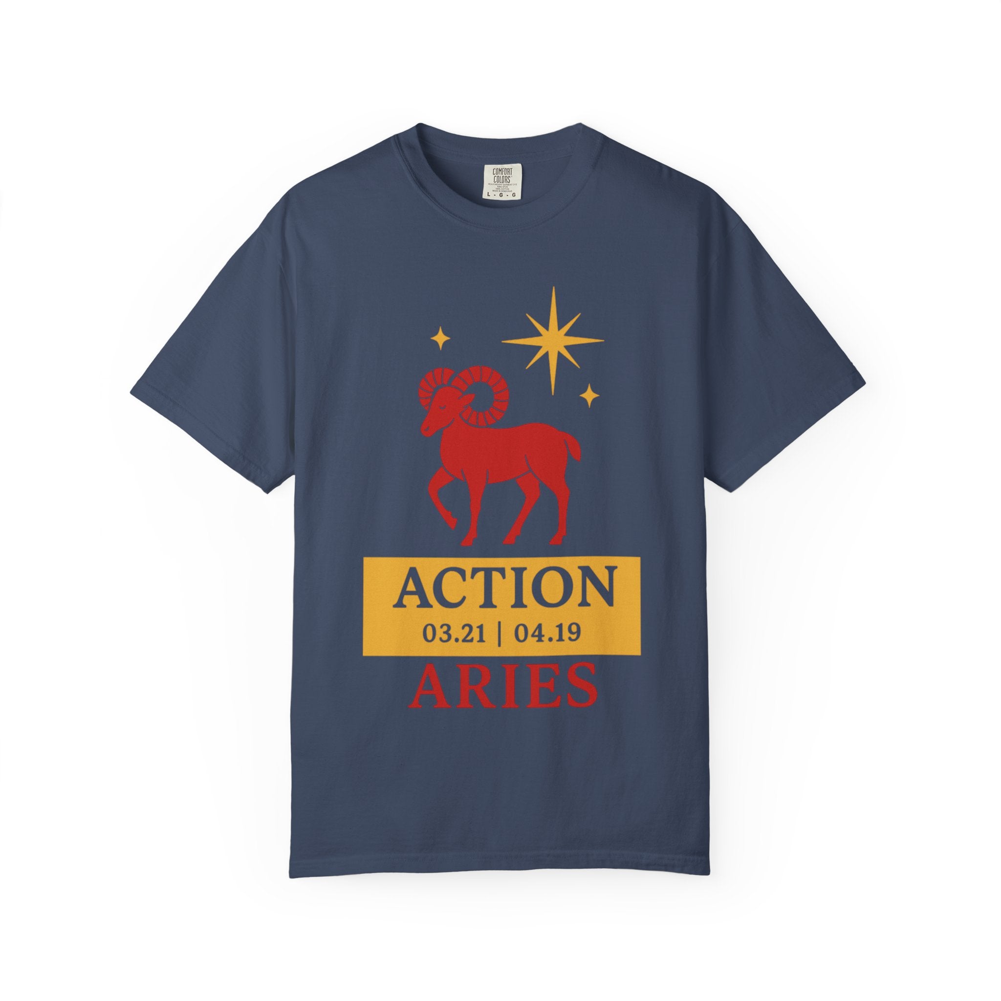 Aries Zodiac Unisex T-shirt | Action | Born on 03.21 to 04.19