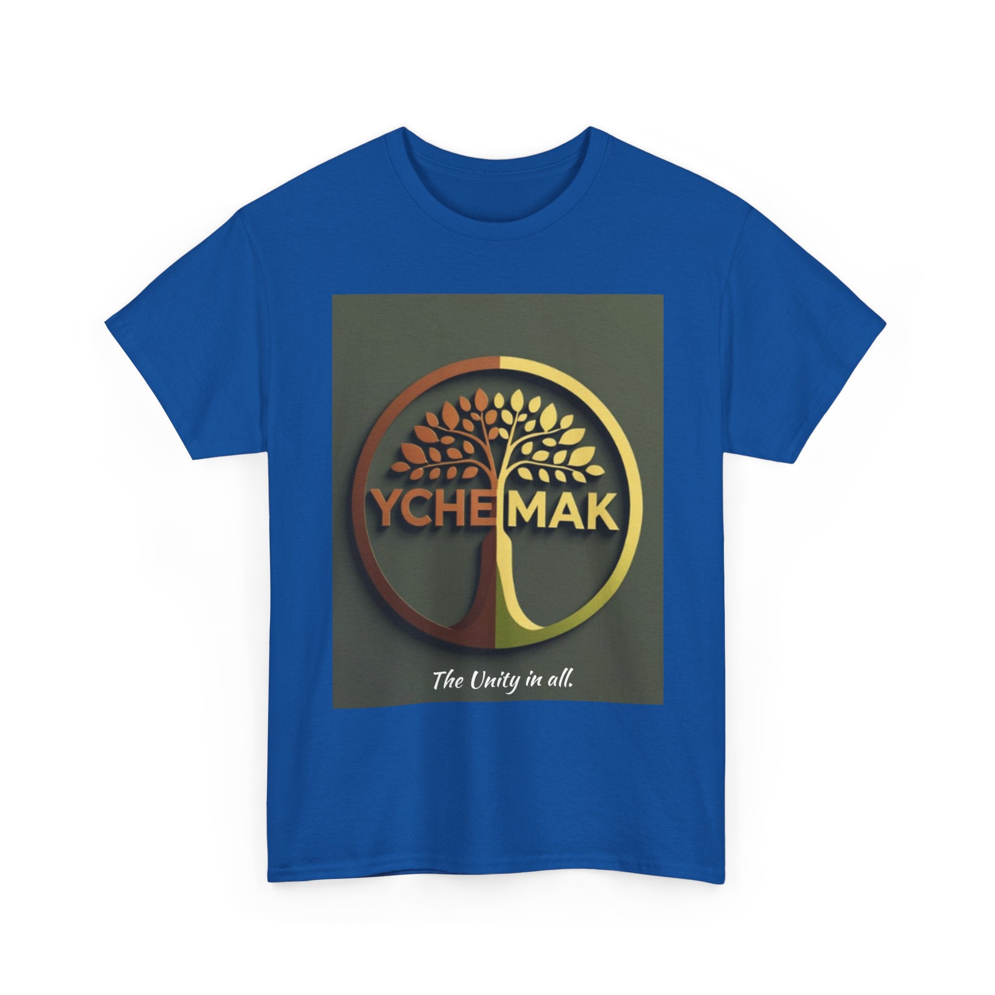 YCHEMAK Logo T-Shirt — "The Unity in All" Graphic Tee.