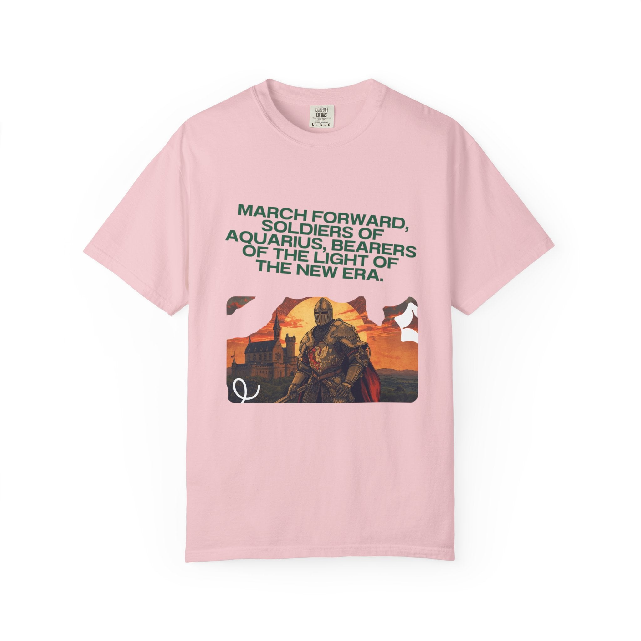 Aquarius Era T-Shirt — "March Forward, Soldiers of Aquarius"