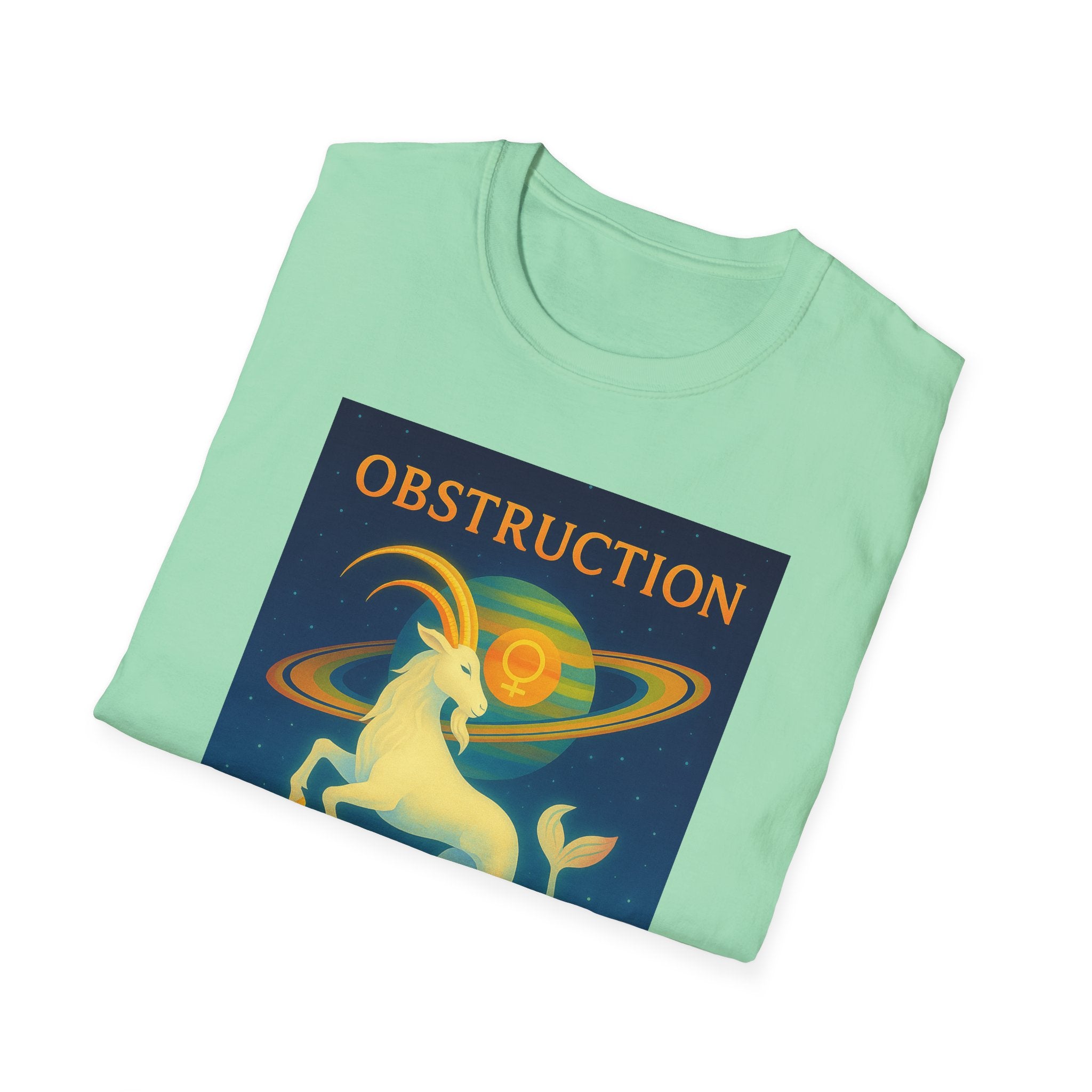 Capricorn Zodiac Graphic Tee - Unisex Softstyle T-Shirt | Astrology