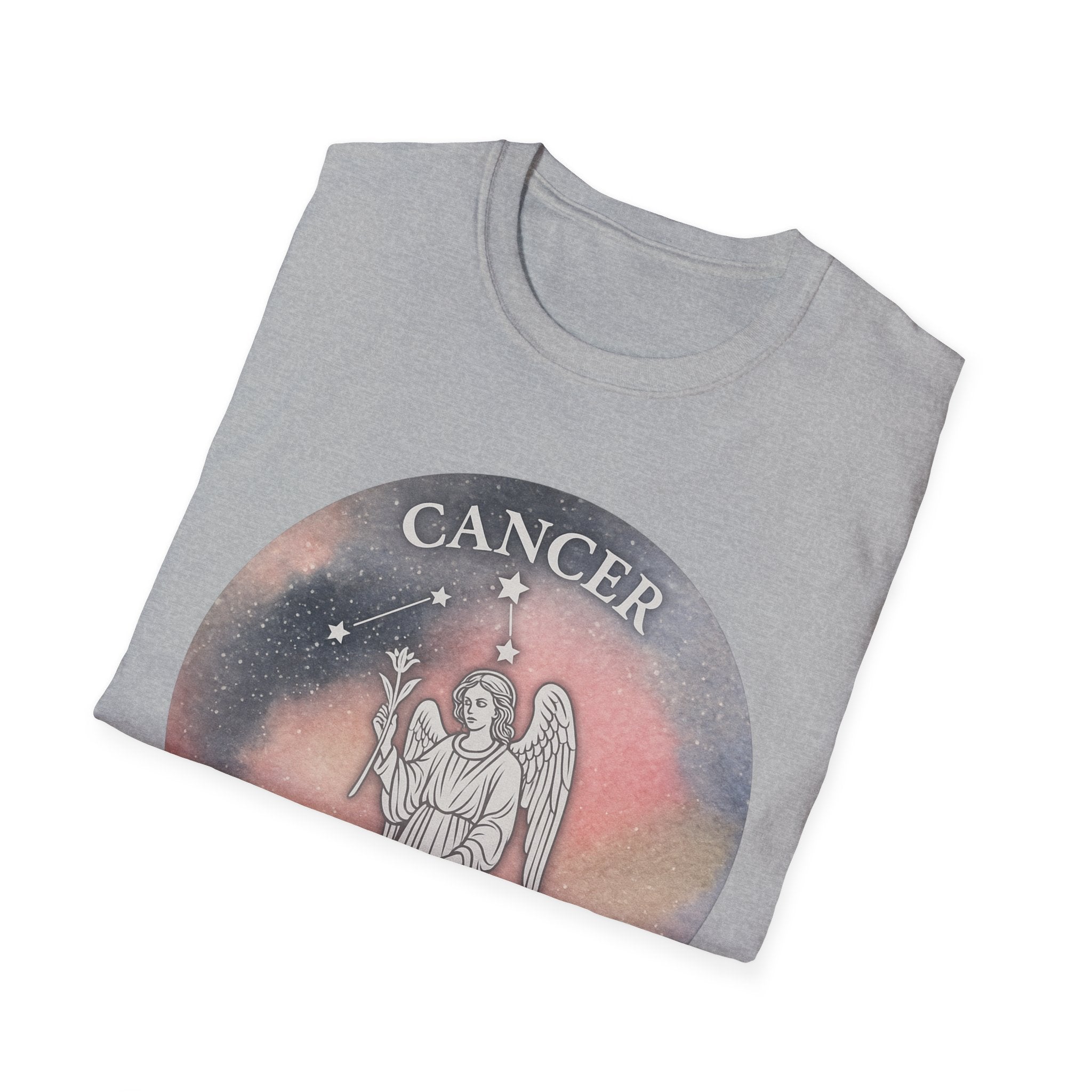 Cancer Zodiac Unisex Softstyle T-Shirt - Astrology Gift - June 22 to July 22