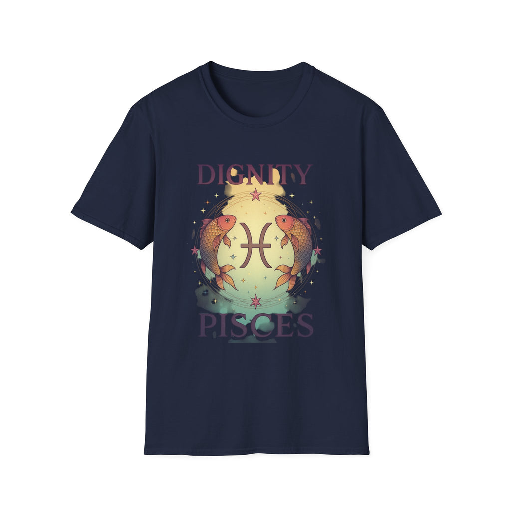 Pisces Astrology T-Shirt - Dignity & Stars Graphic | Zodiac