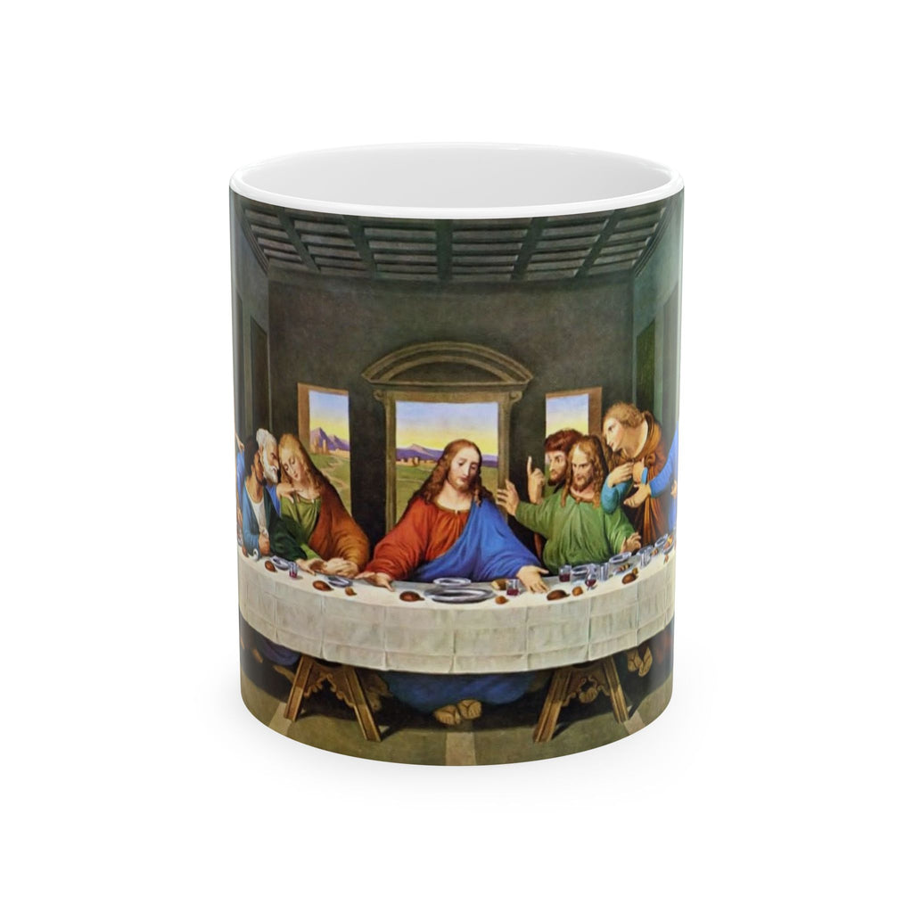 The Last Supper Mug, Artistic Ceramic Cup, Catholic, Church