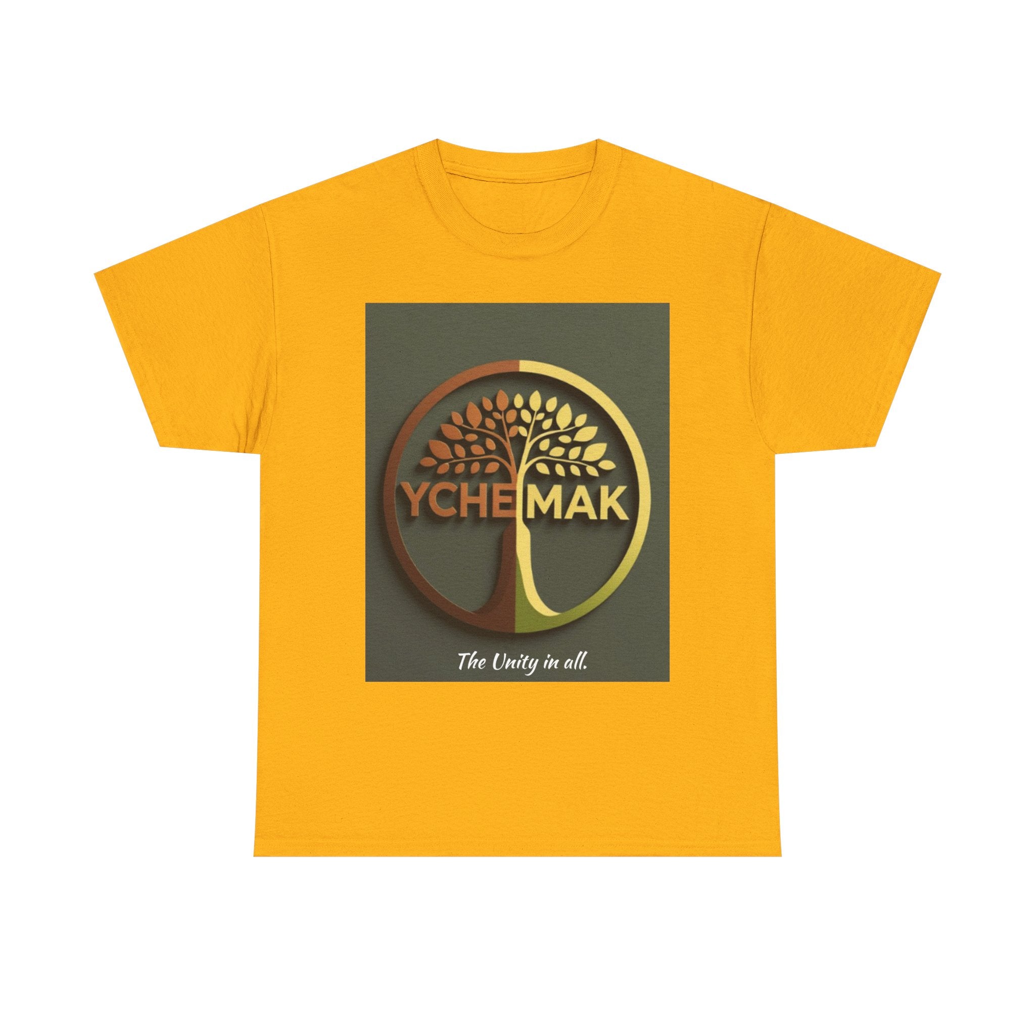 YCHEMAK Logo T-Shirt — "The Unity in All" Graphic Tee.