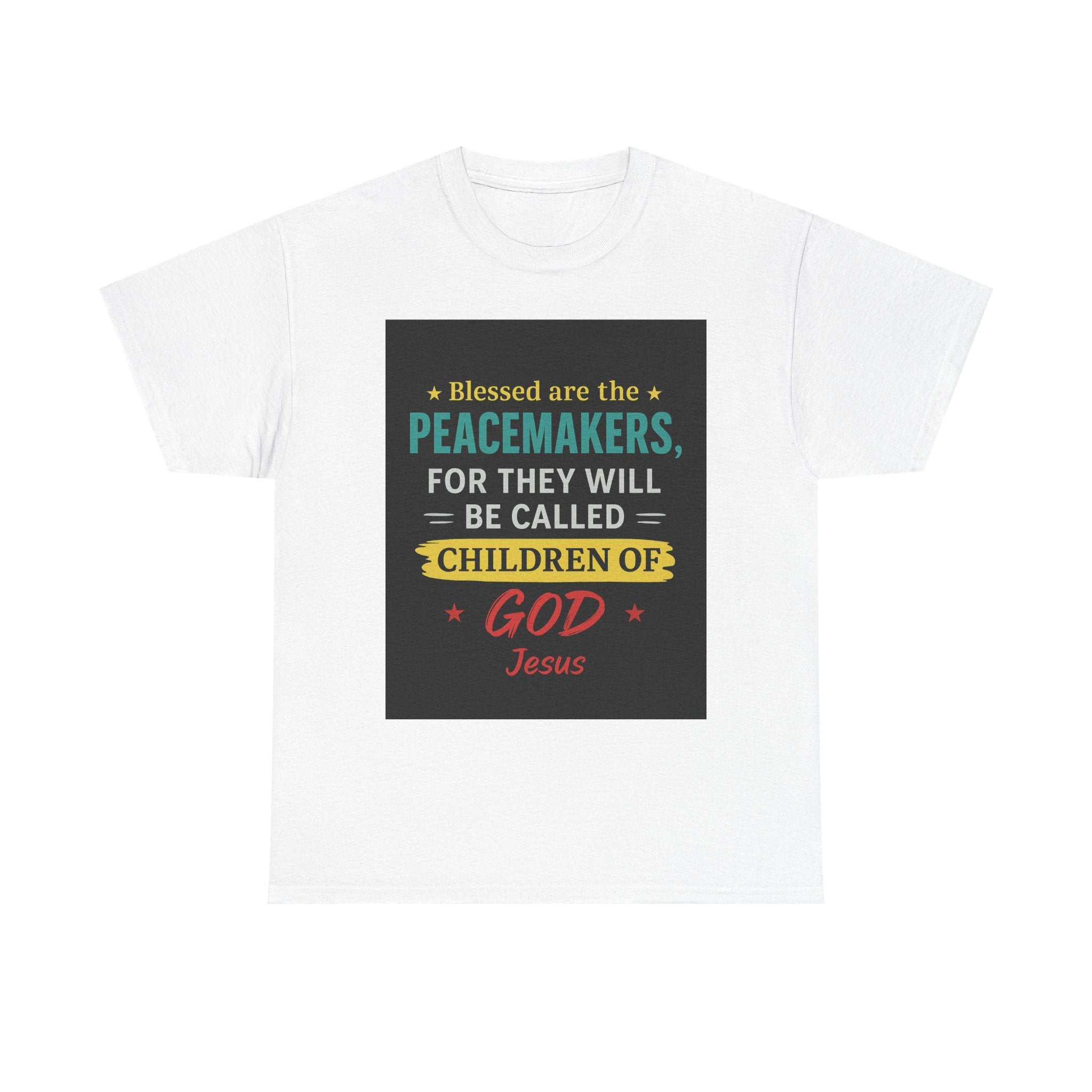 Christian Peacemaker Tee, Blessed are the Peacemakers Shirt, Faith-Based