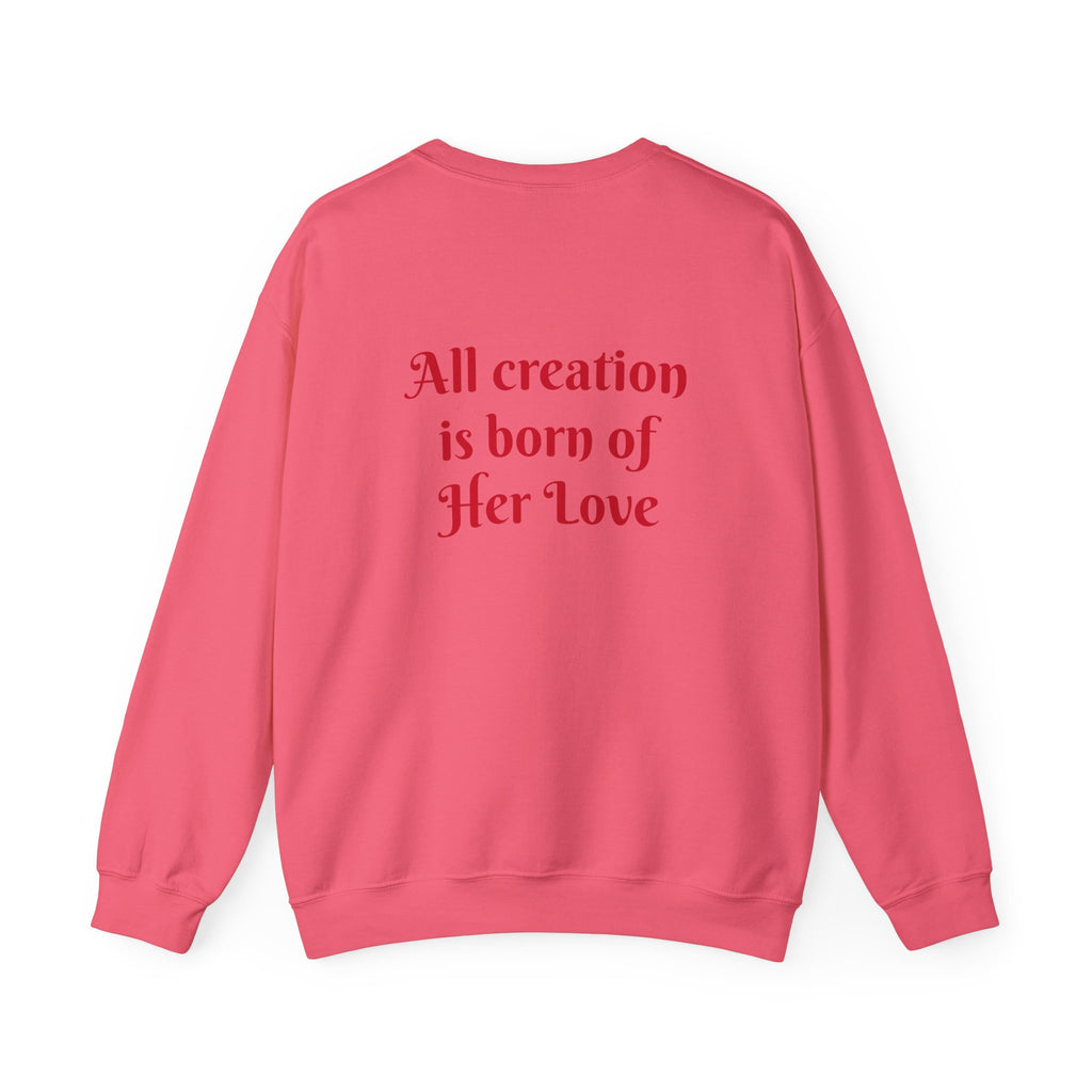 Divine Motherhood, Isis, Mary, Devaki - Unisex Heavy Blend™ Crewneck Sweatshirt