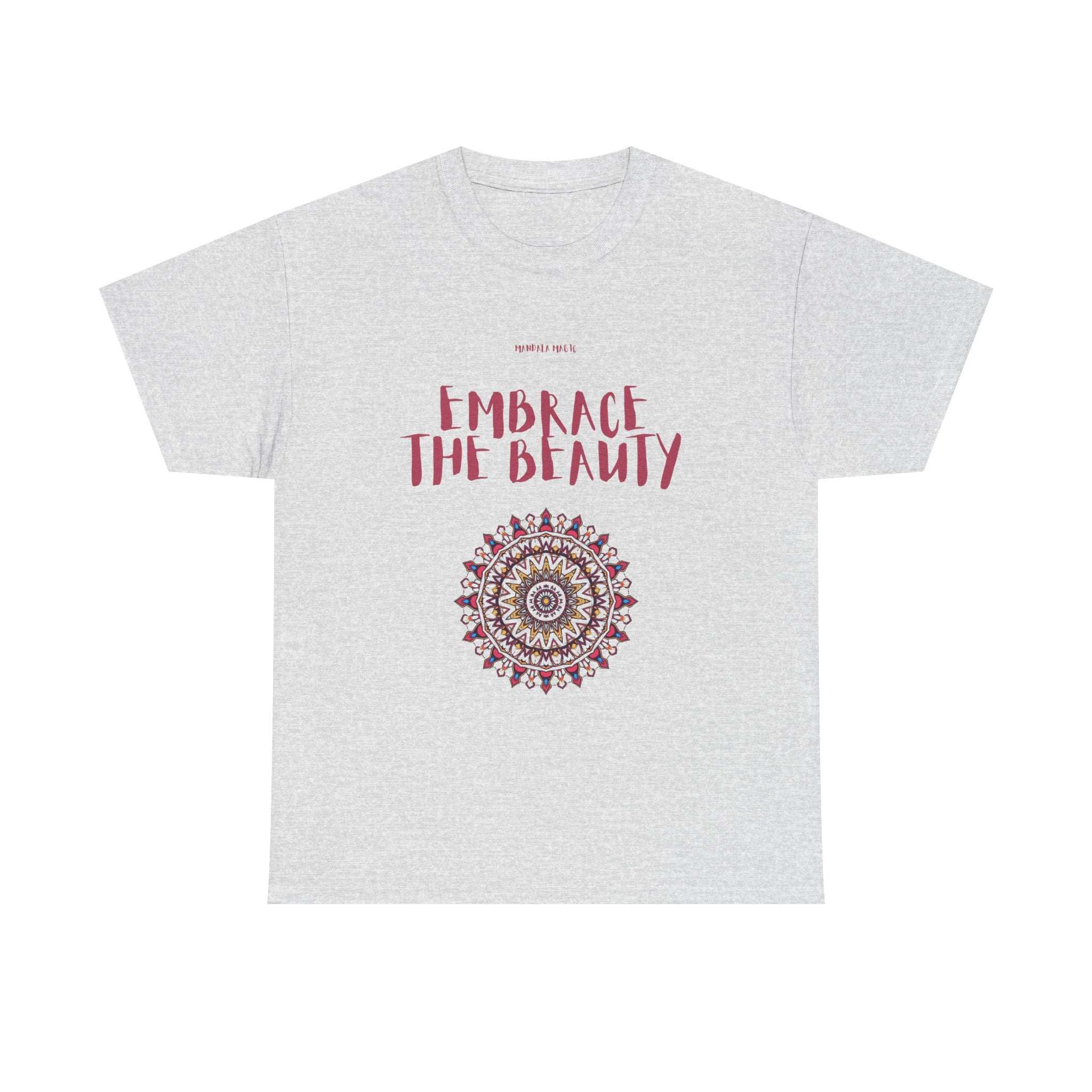 Embrace The Beauty mandala Tee | Floral Boho inspirational shirt