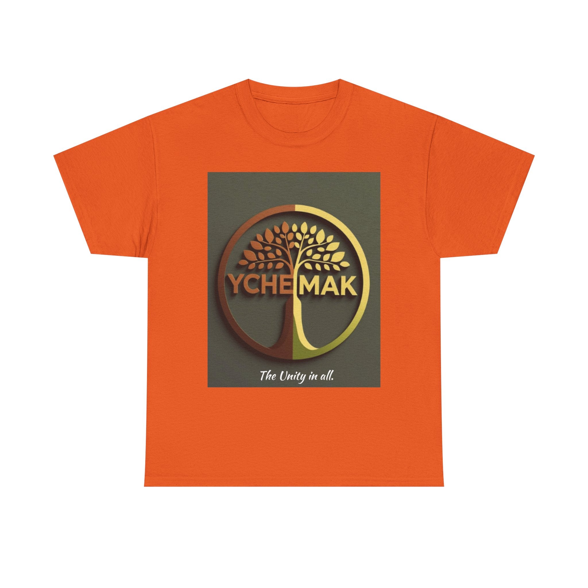 YCHEMAK Logo T-Shirt — "The Unity in All" Graphic Tee.