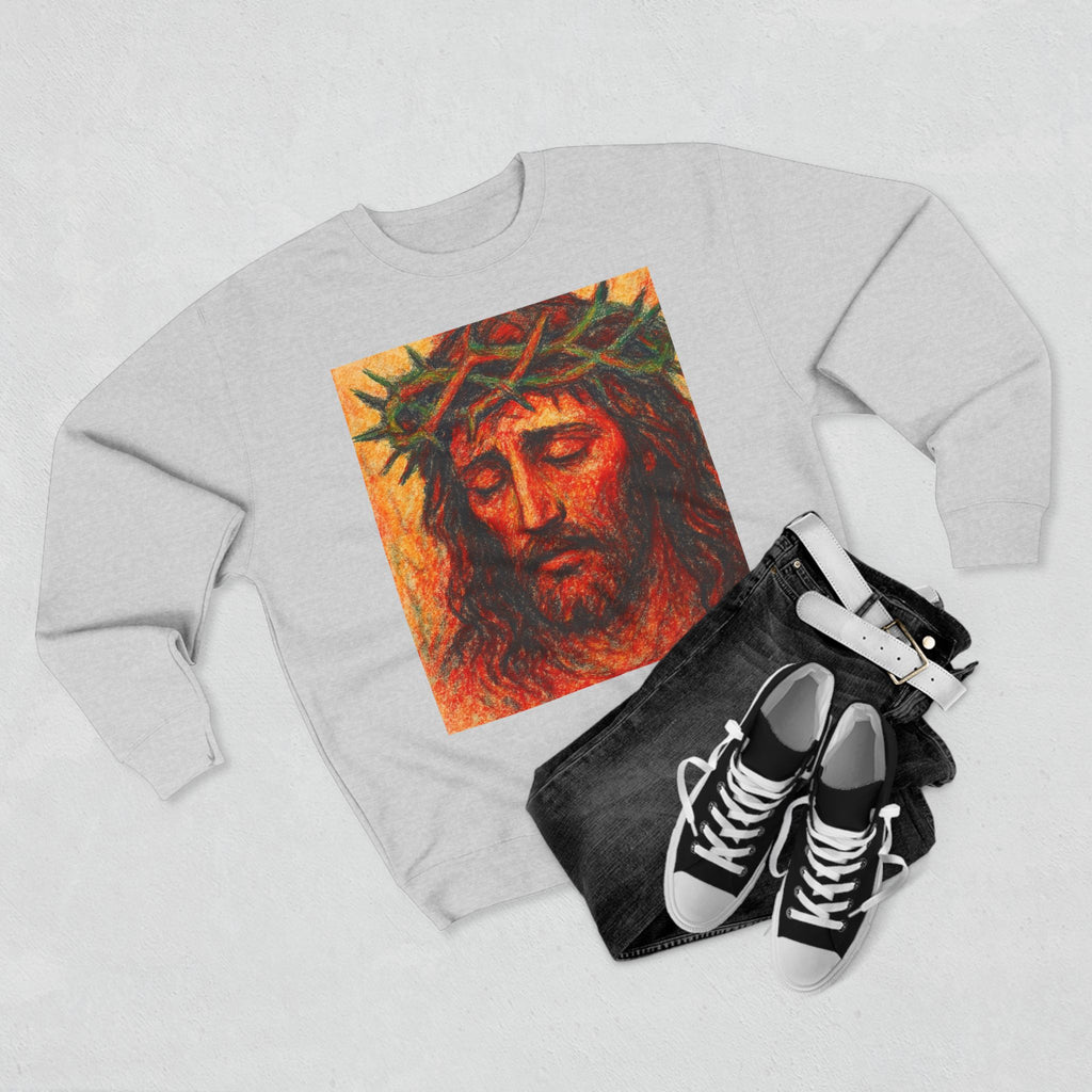 Jesus Christ Unisex Crewneck Sweatshirt, Christian Gift, Faith Apparel, The way