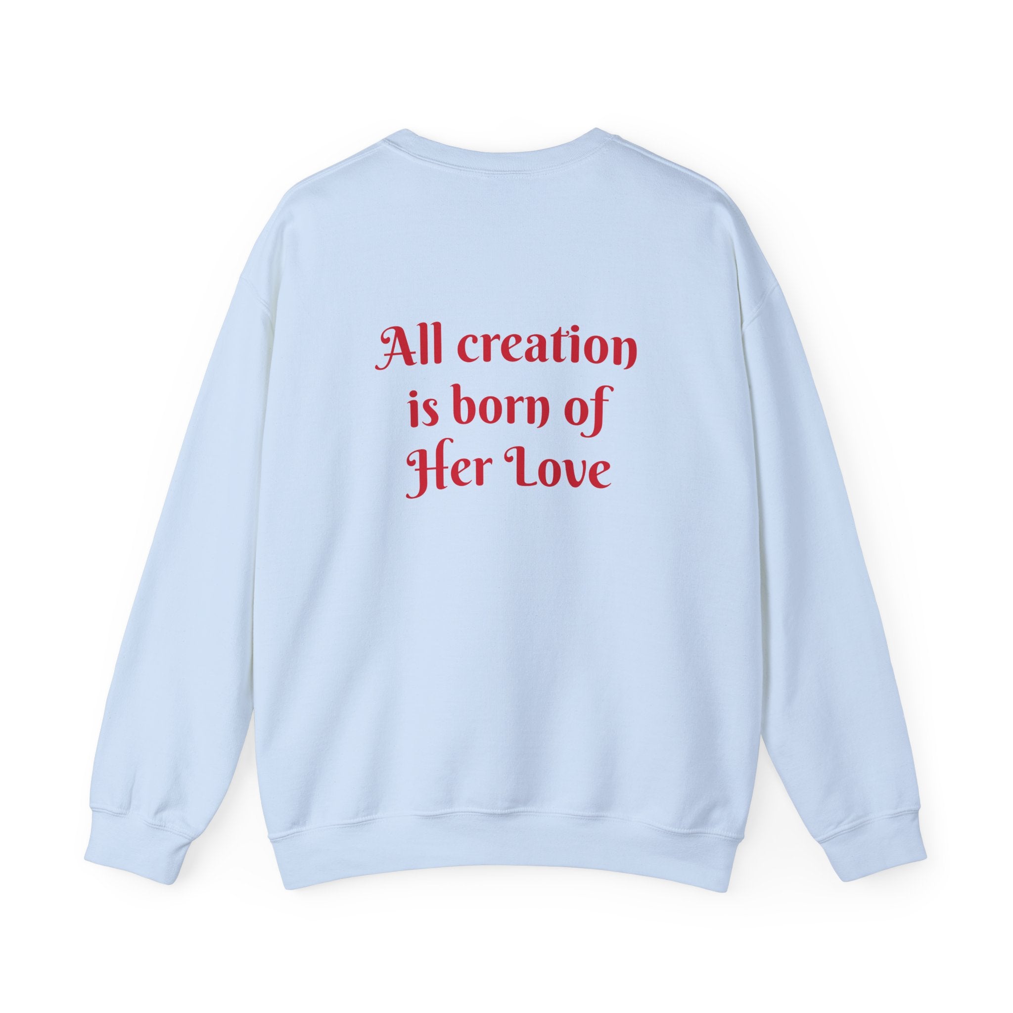 Divine Motherhood, Isis, Mary, Devaki - Unisex Heavy Blend™ Crewneck Sweatshirt