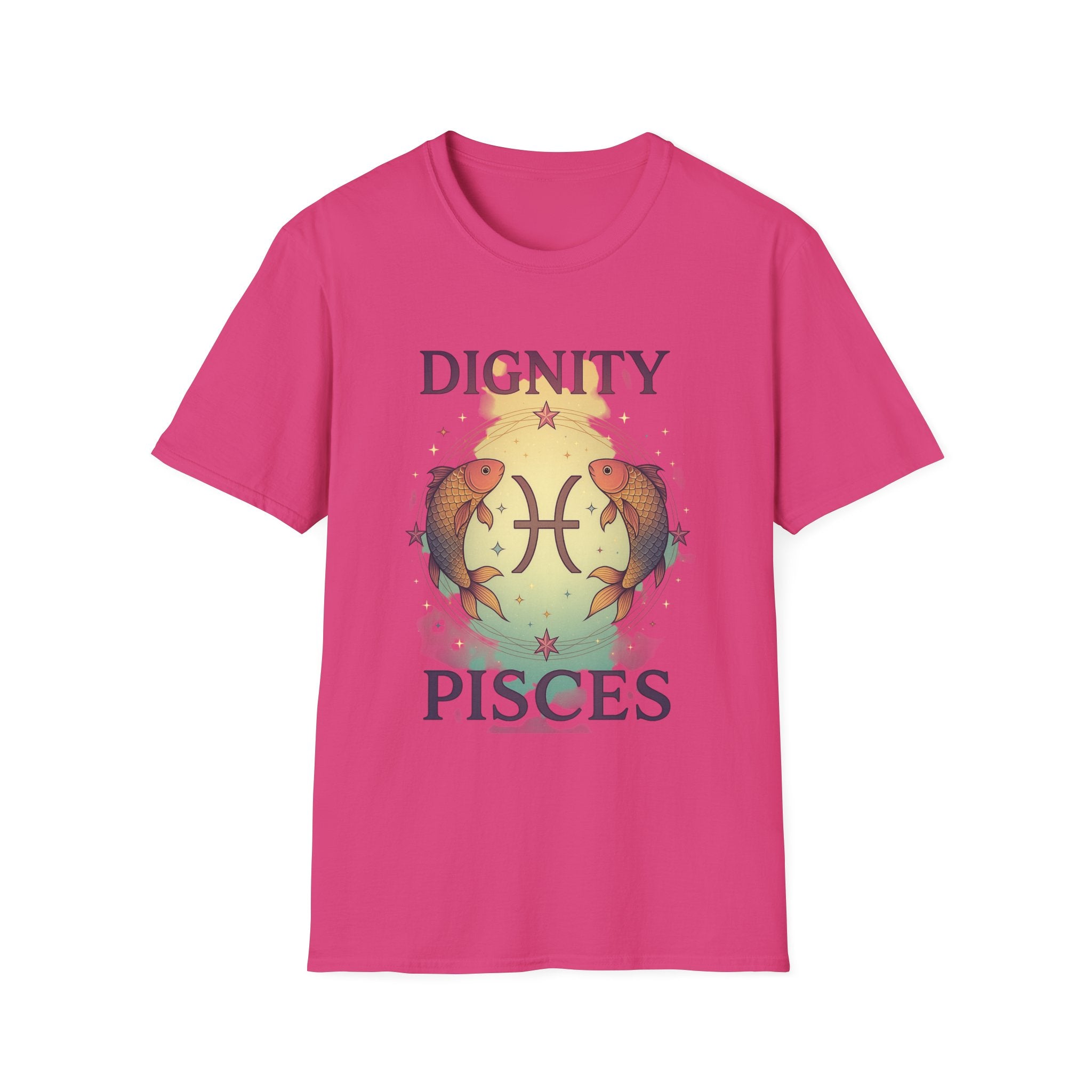 Pisces Astrology T-Shirt - Dignity & Stars Graphic | Zodiac