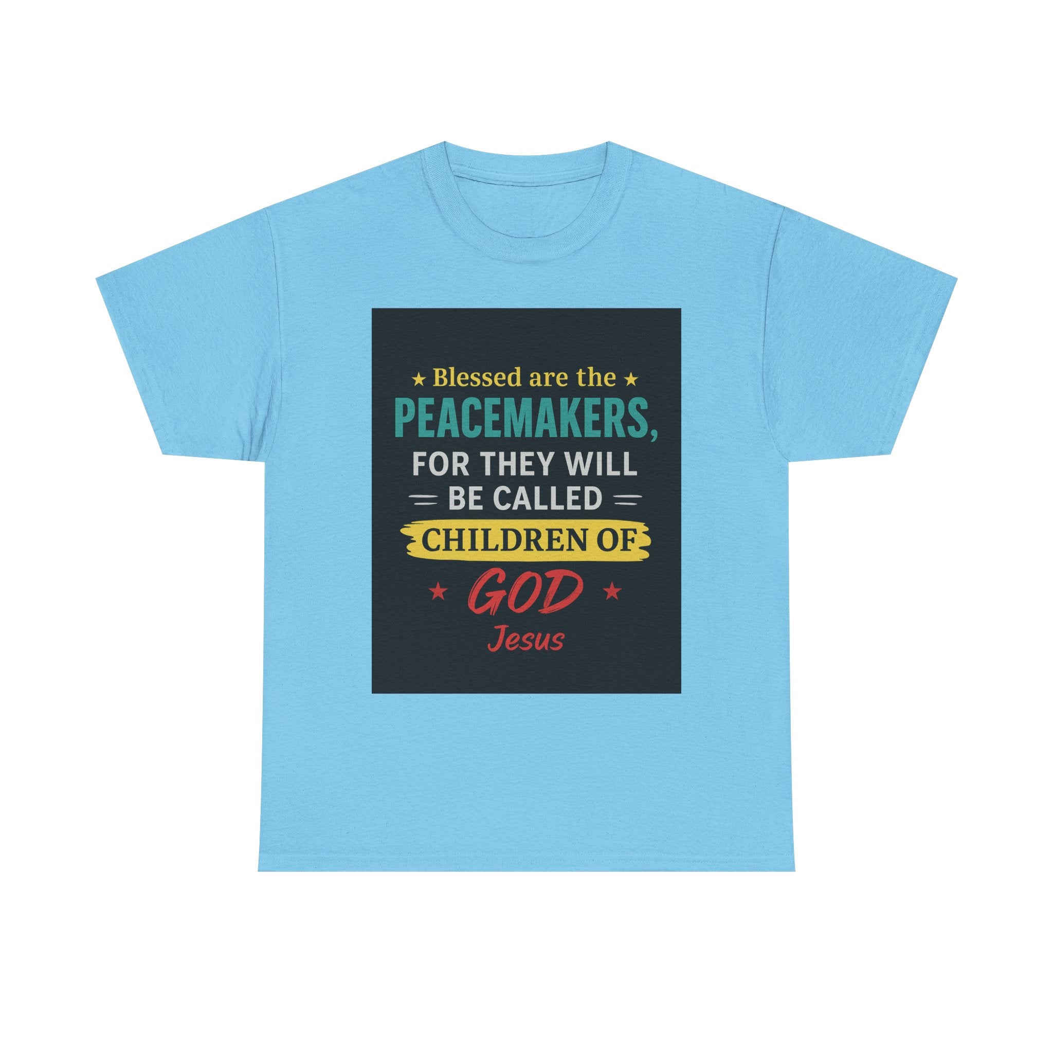 Christian Peacemaker Tee, Blessed are the Peacemakers Shirt, Faith-Based