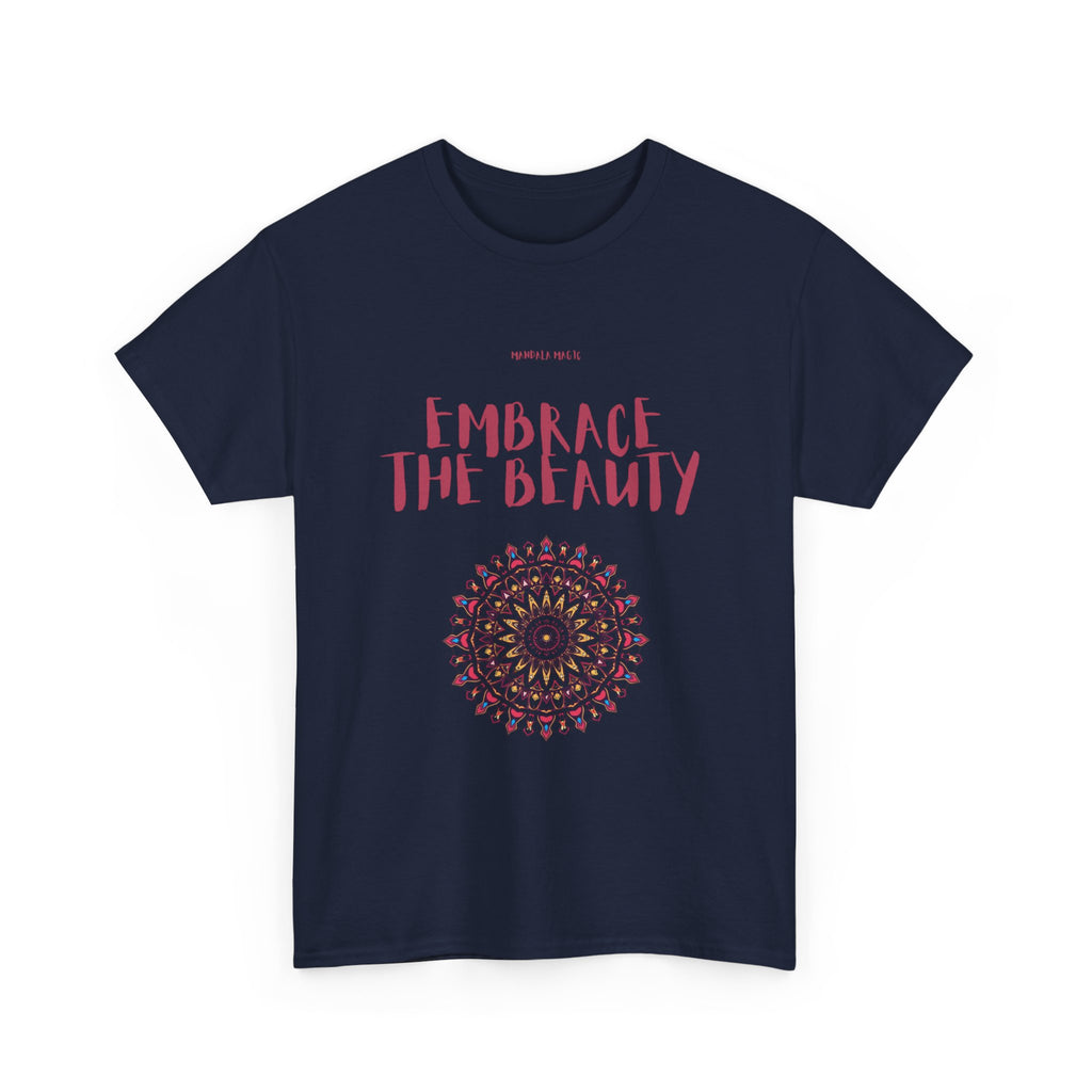 Embrace The Beauty mandala Tee | Floral Boho inspirational shirt