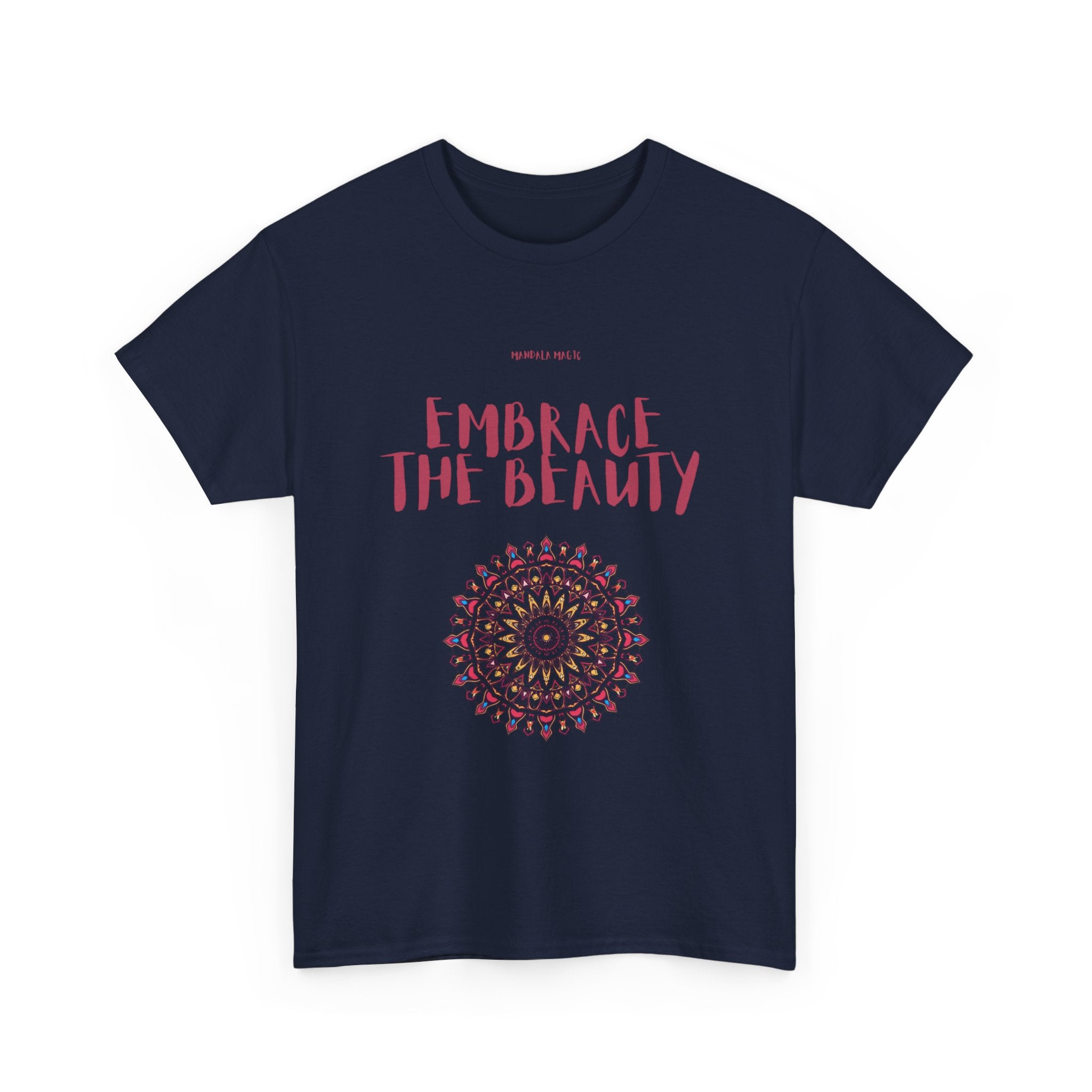 Embrace The Beauty mandala Tee | Floral Boho inspirational shirt