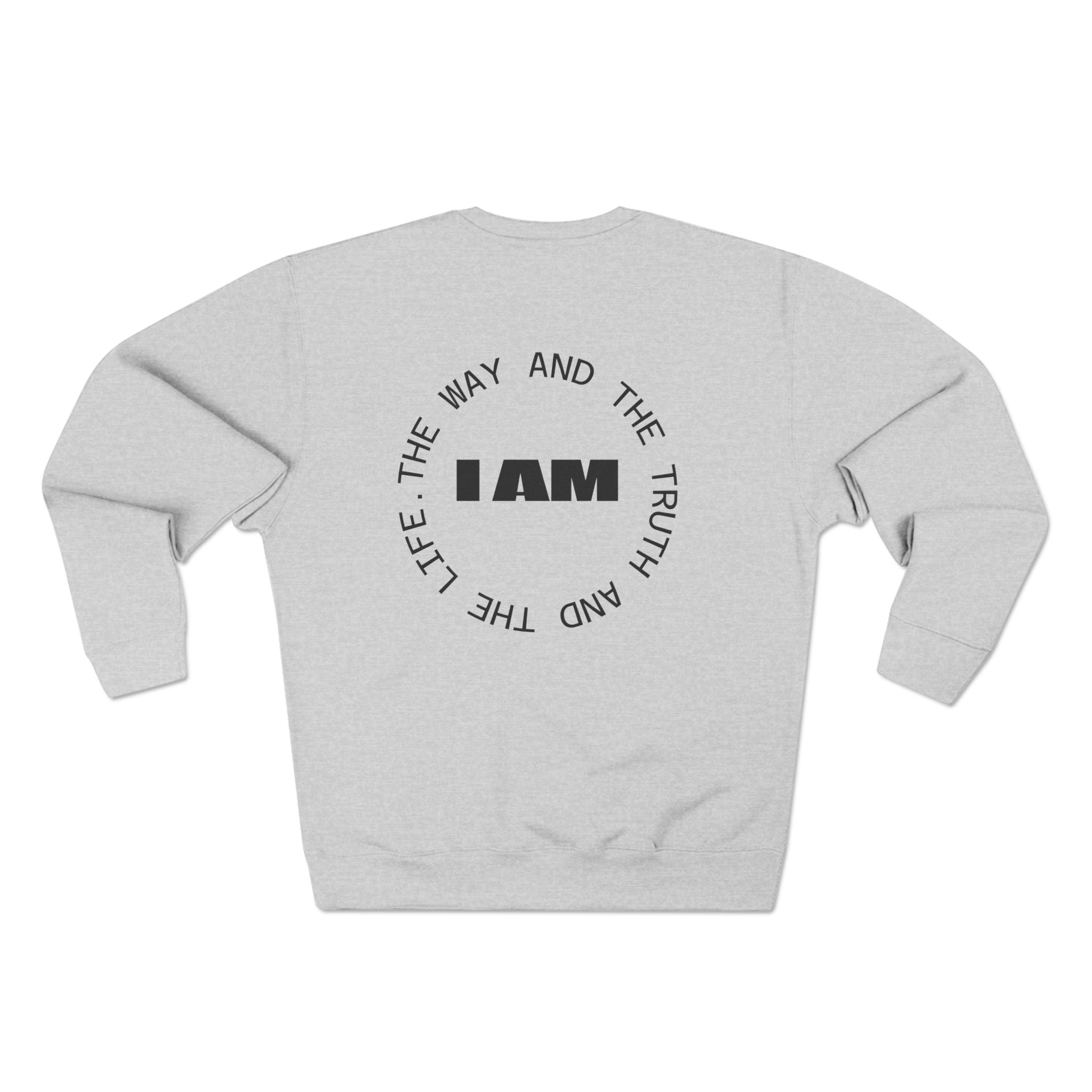 Jesus Christ Unisex Crewneck Sweatshirt, Christian Gift, Faith Apparel, The way