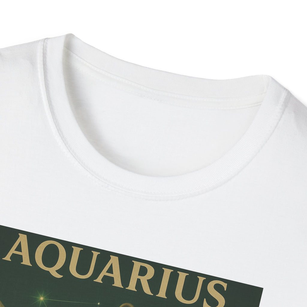 Aquarius Altruism Unisex Softstyle T-Shirt - Celestial Zodiac Tee