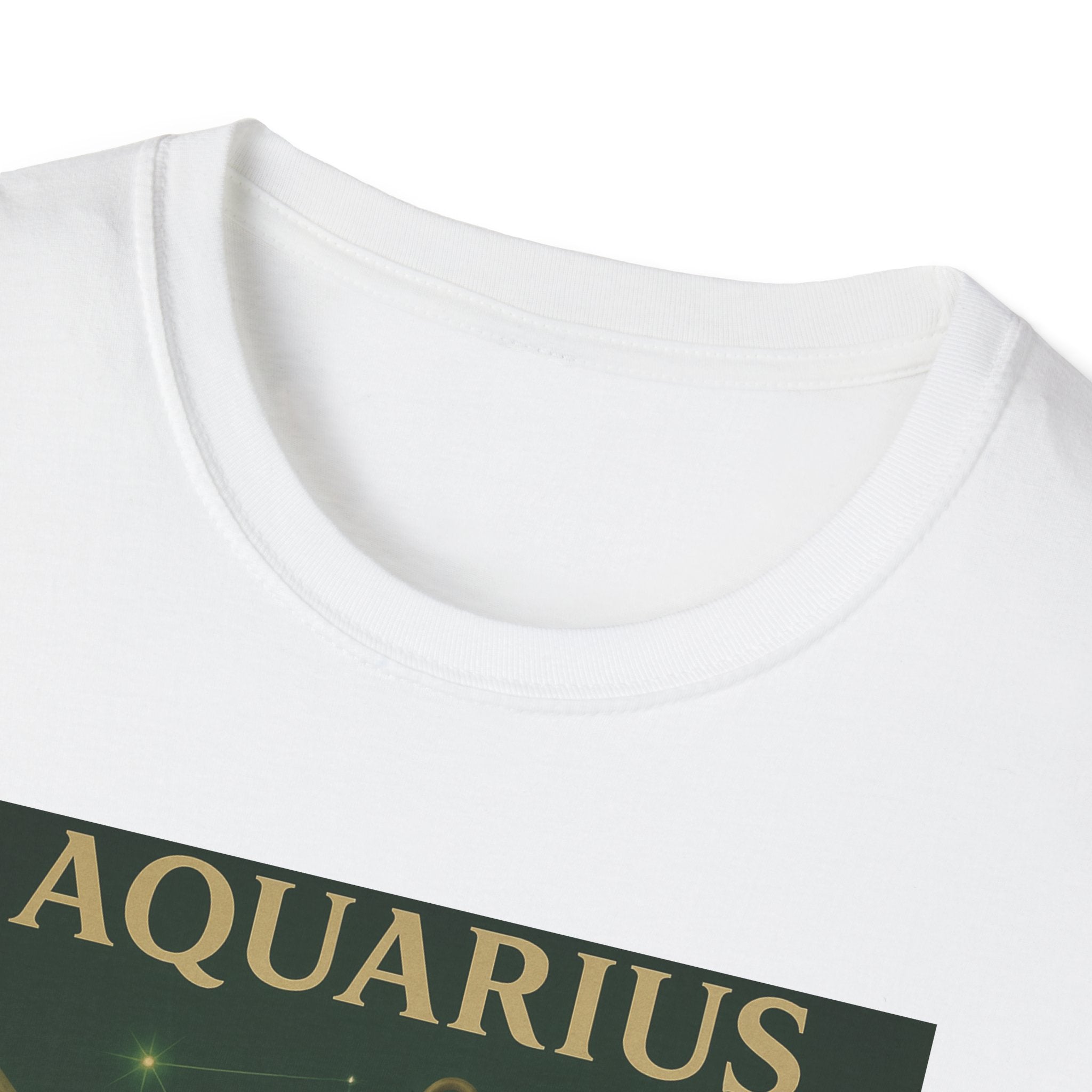 Aquarius Altruism Unisex Softstyle T-Shirt - Celestial Zodiac Tee