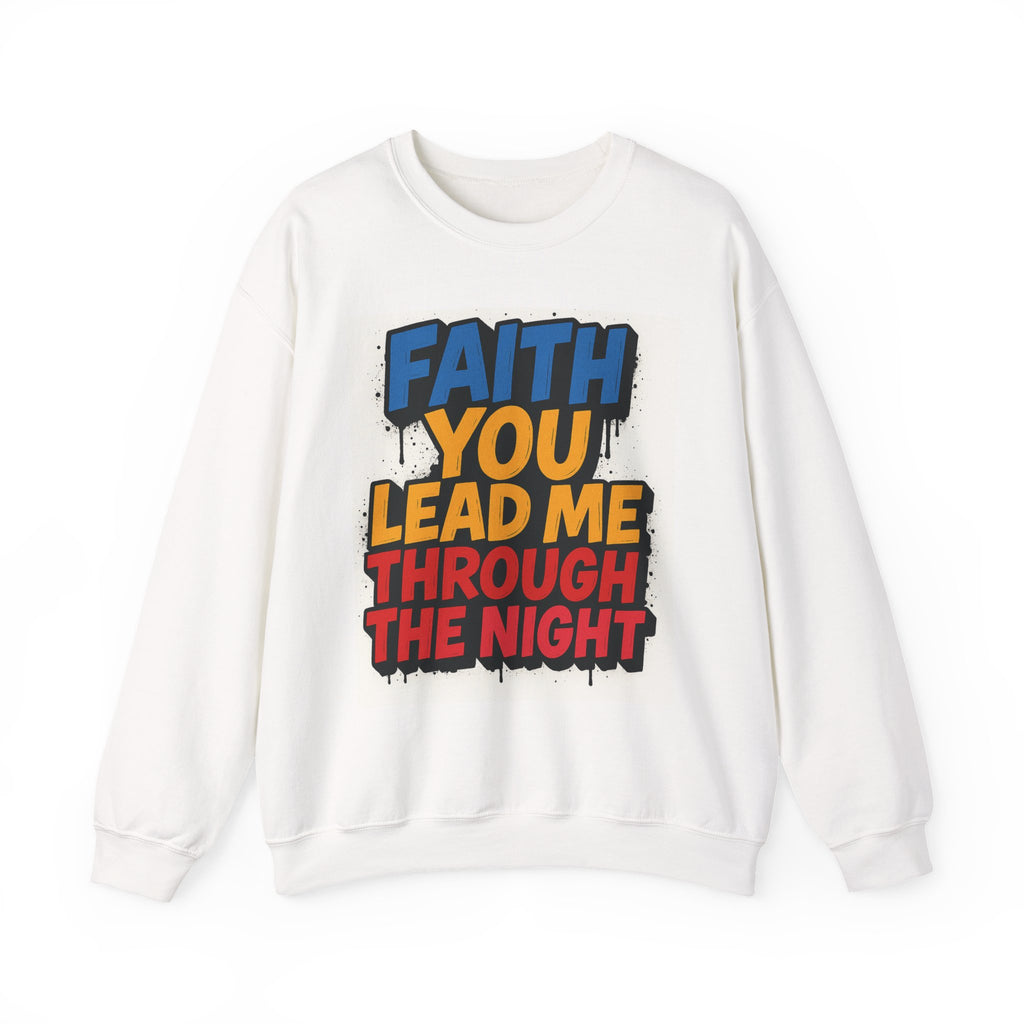 Faith Love Church Prayer Sweatshirt, Religious Gift, Christian Apparel,