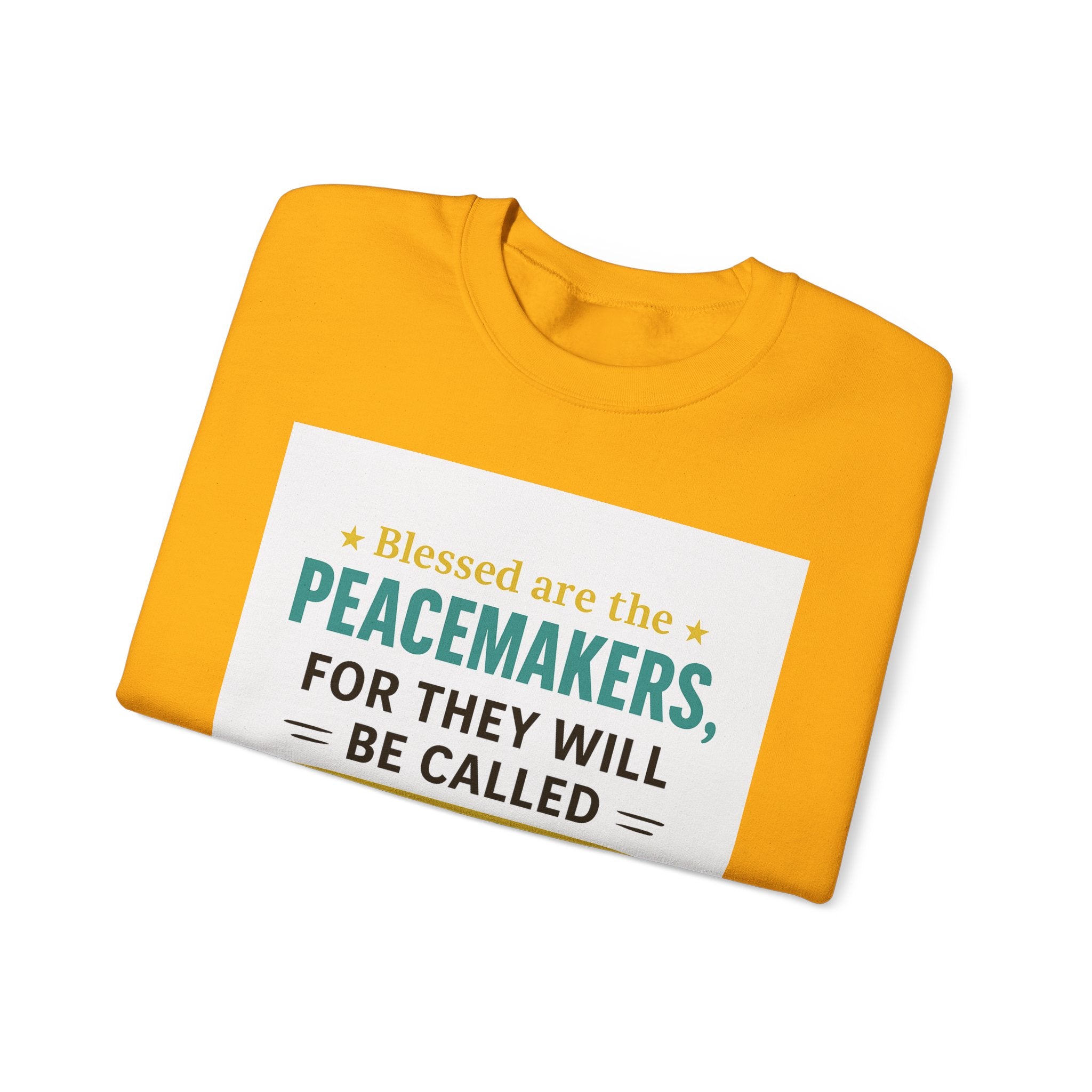 Blessed Are the Peacemakers Crewneck Sweatshirt, Unisex Sweatshirt, Christian,