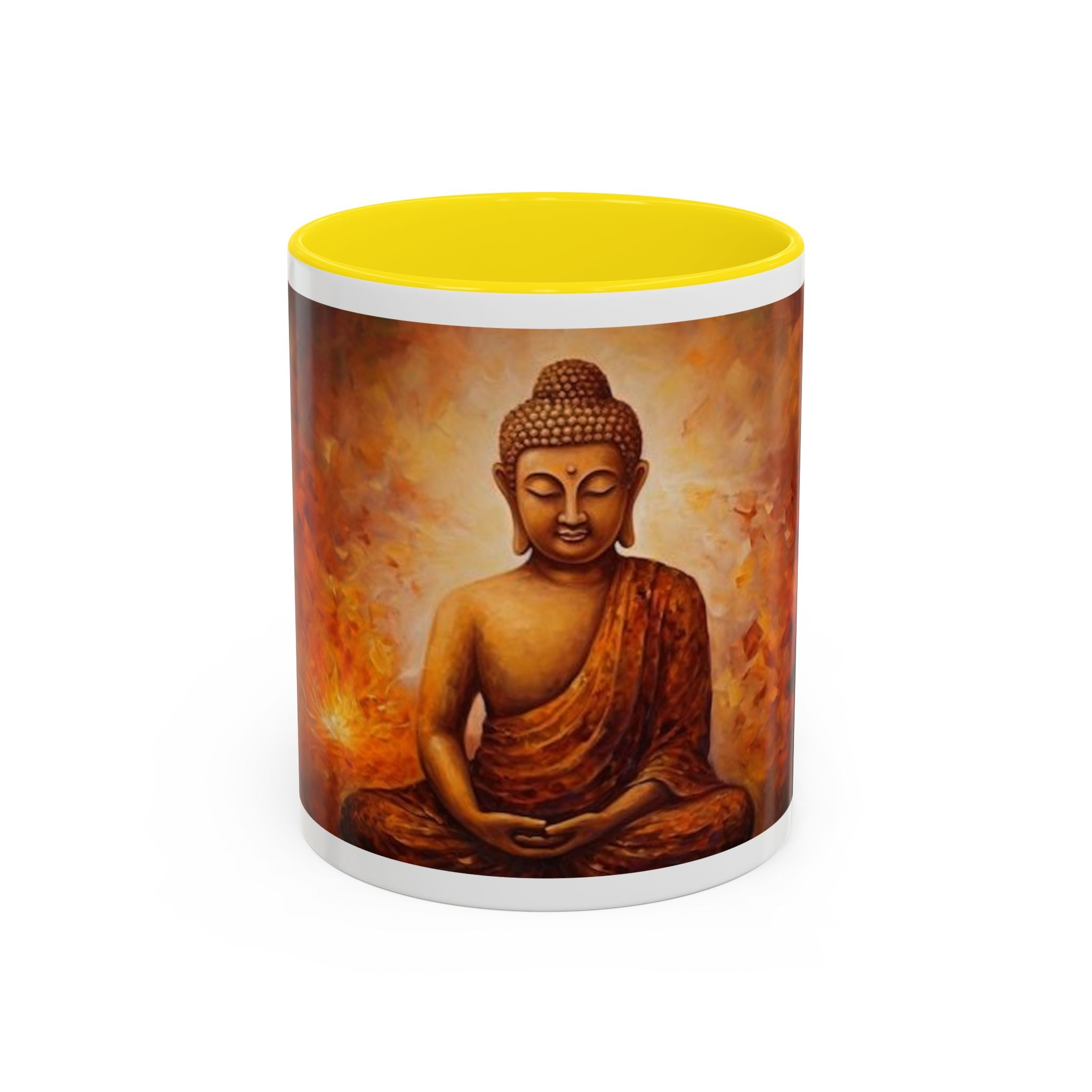 Meditative Buddha Coffee Mug | Zen Tea Cup for Yoga Lovers, Gift for
