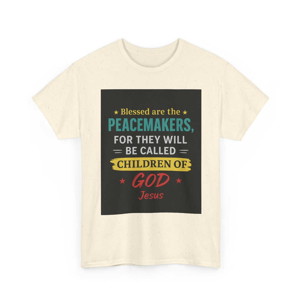 Christian Peacemaker Tee, Blessed are the Peacemakers Shirt, Faith-Based