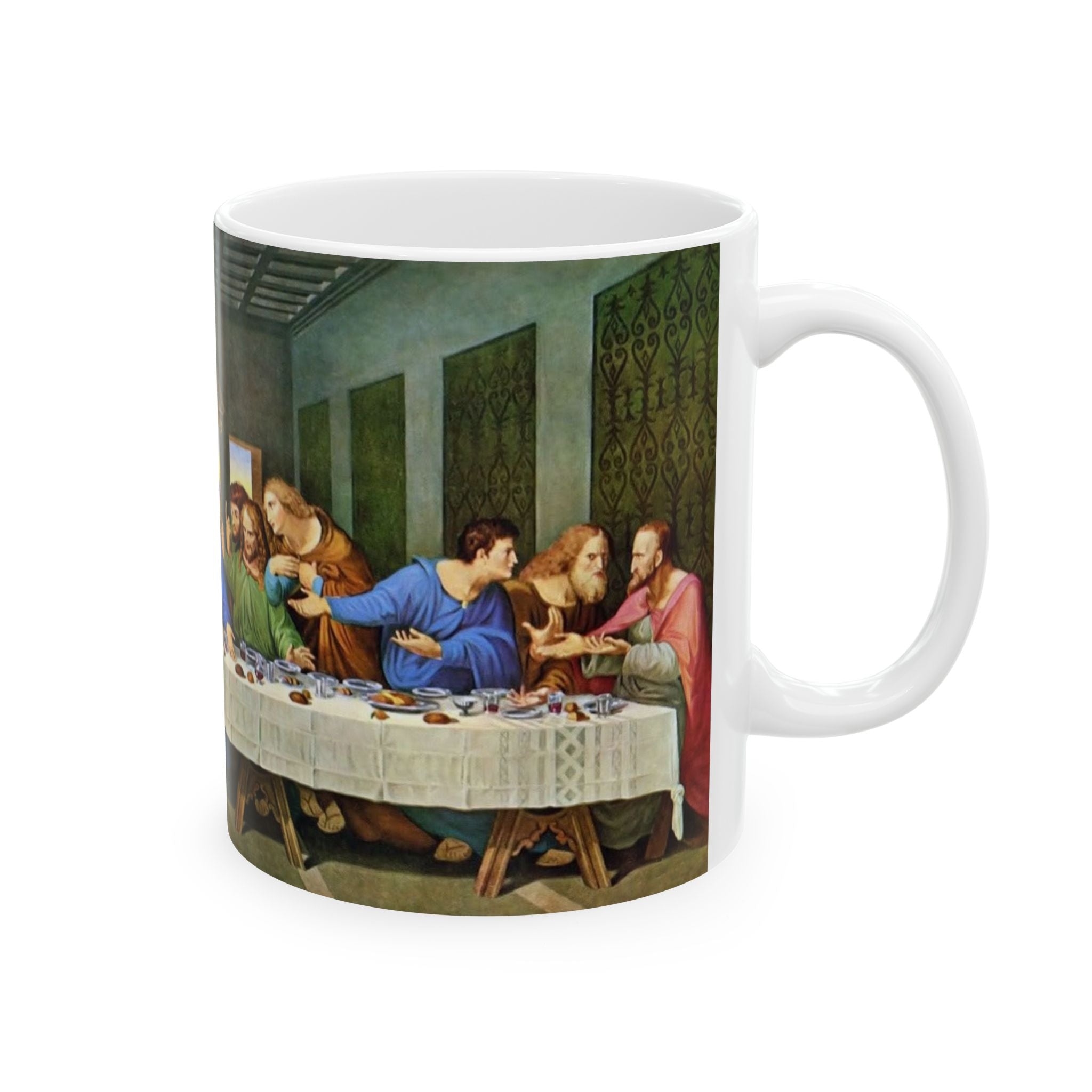 The Last Supper Mug, Artistic Ceramic Cup, Catholic, Church