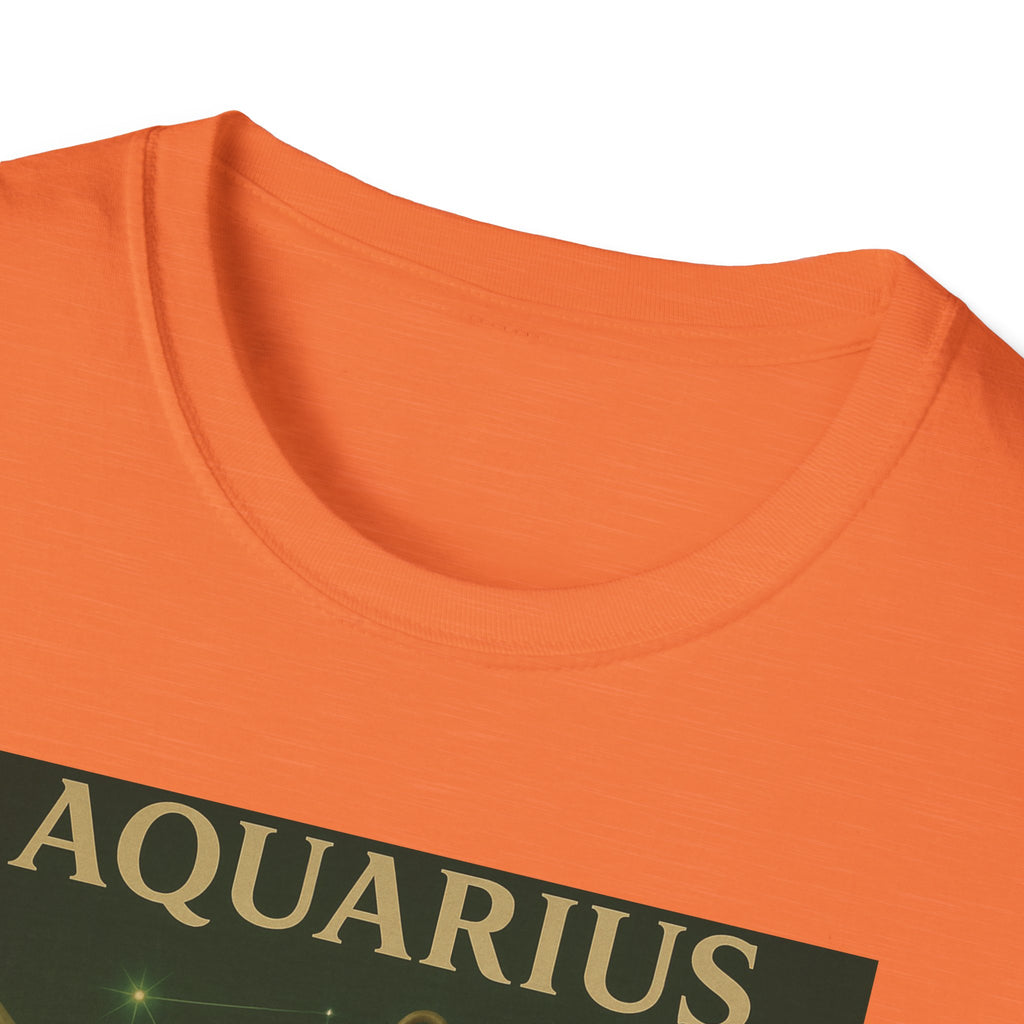 Aquarius Altruism Unisex Softstyle T-Shirt - Celestial Zodiac Tee